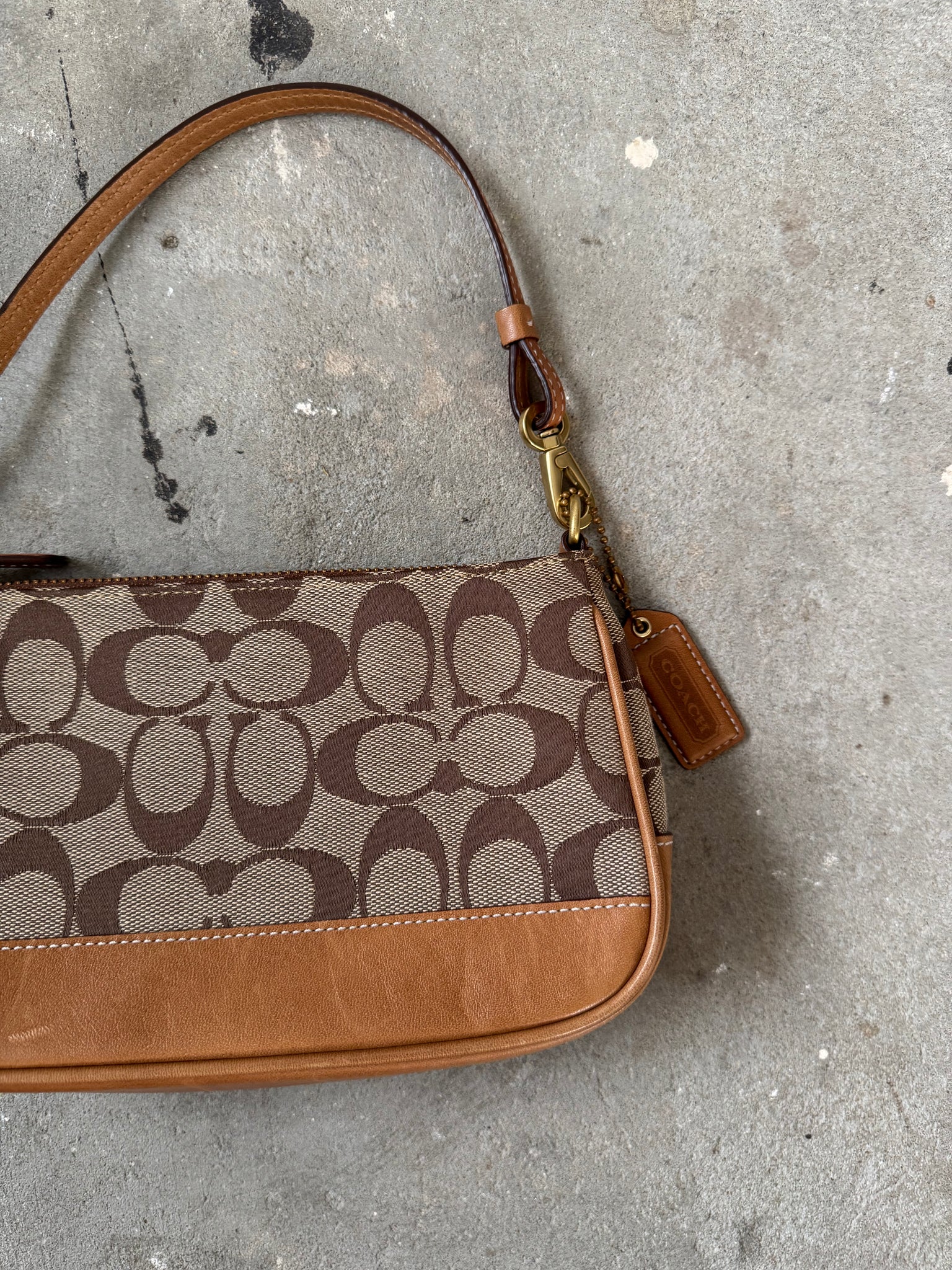 Coach Y2K Demi Shoulder Bag Tan (PROMO)