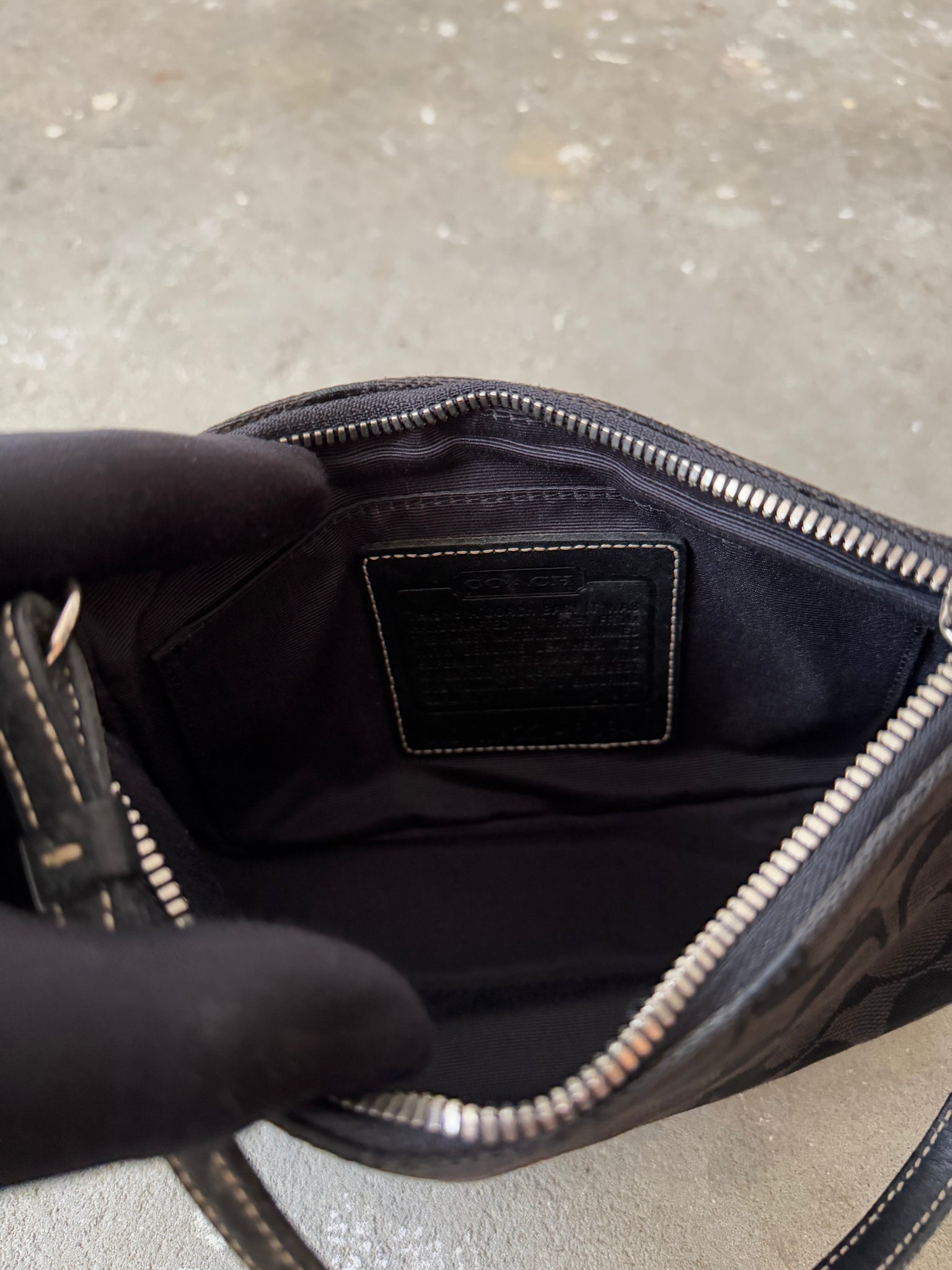 Coach Y2K Demi Shoulder Bag Black