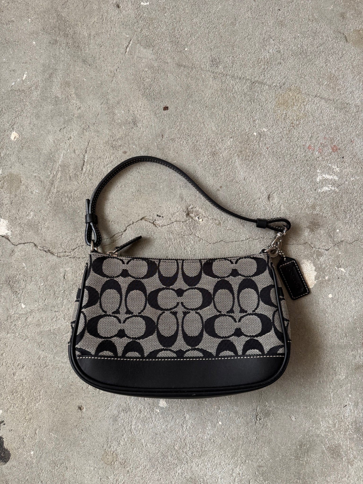 Coach Y2K Demi Shoulder Bag Grey/Black