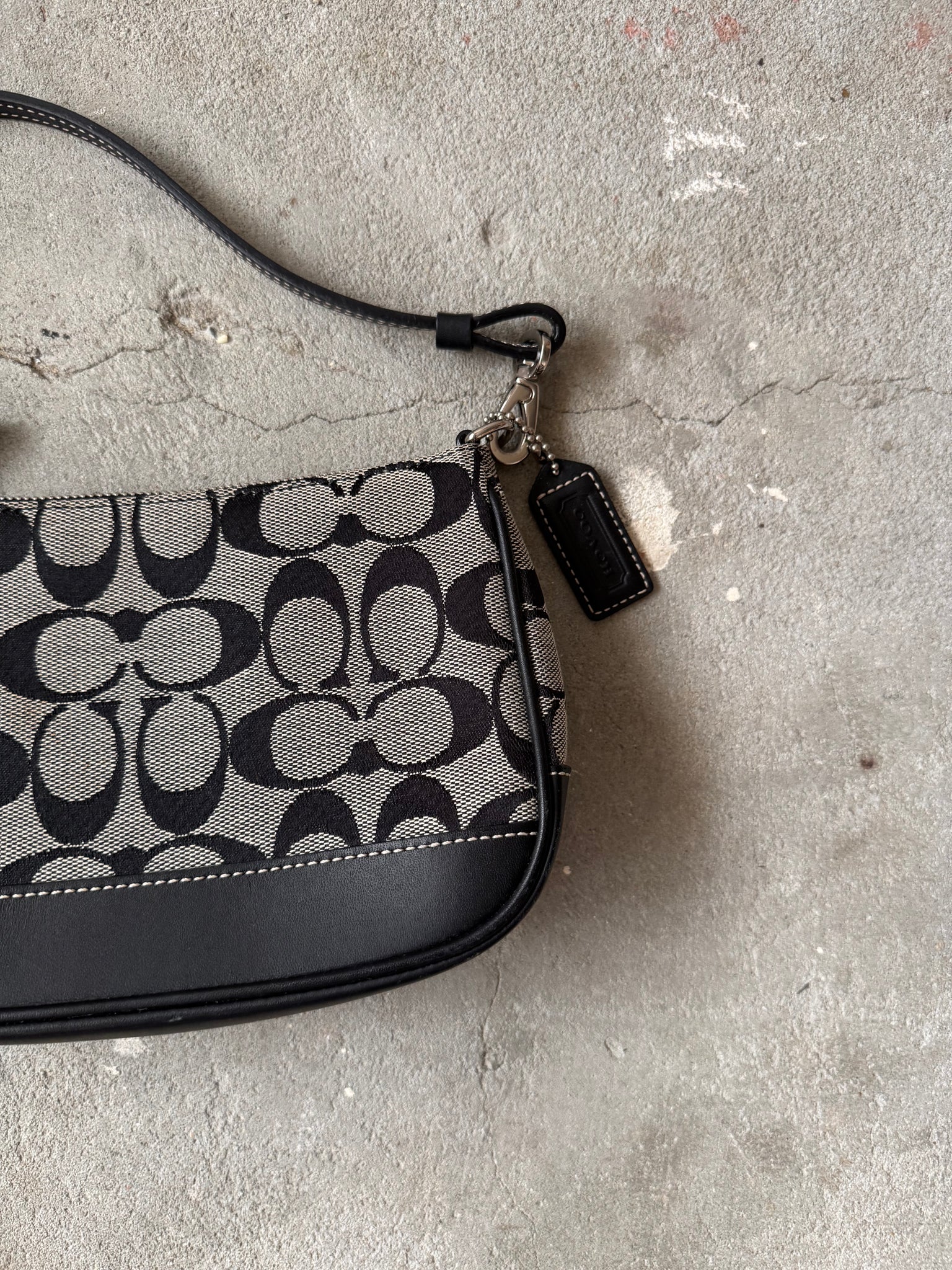 Coach Y2K Demi Shoulder Bag Grey/Black
