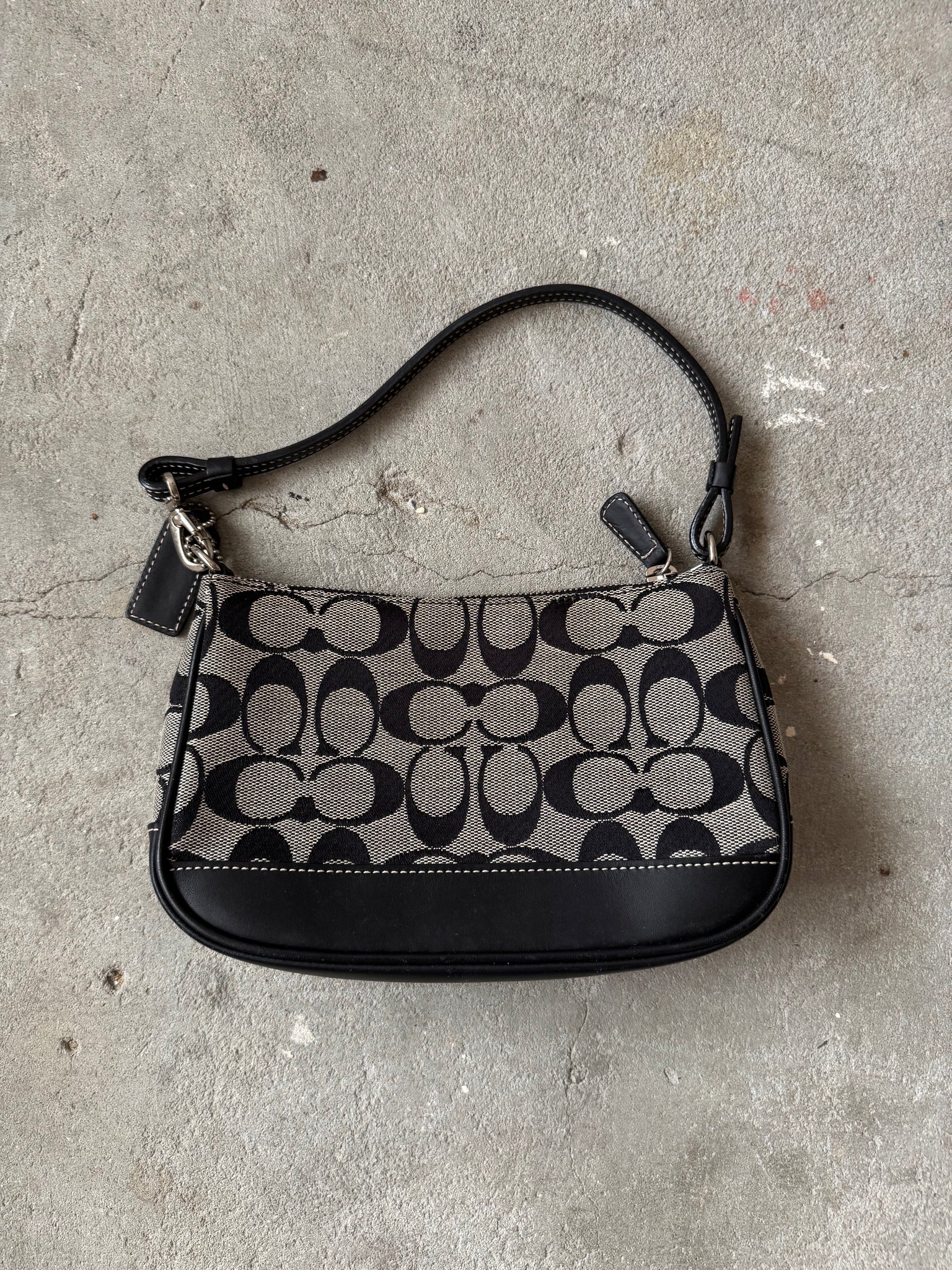 Coach Y2K Demi Shoulder Bag Grey/Black