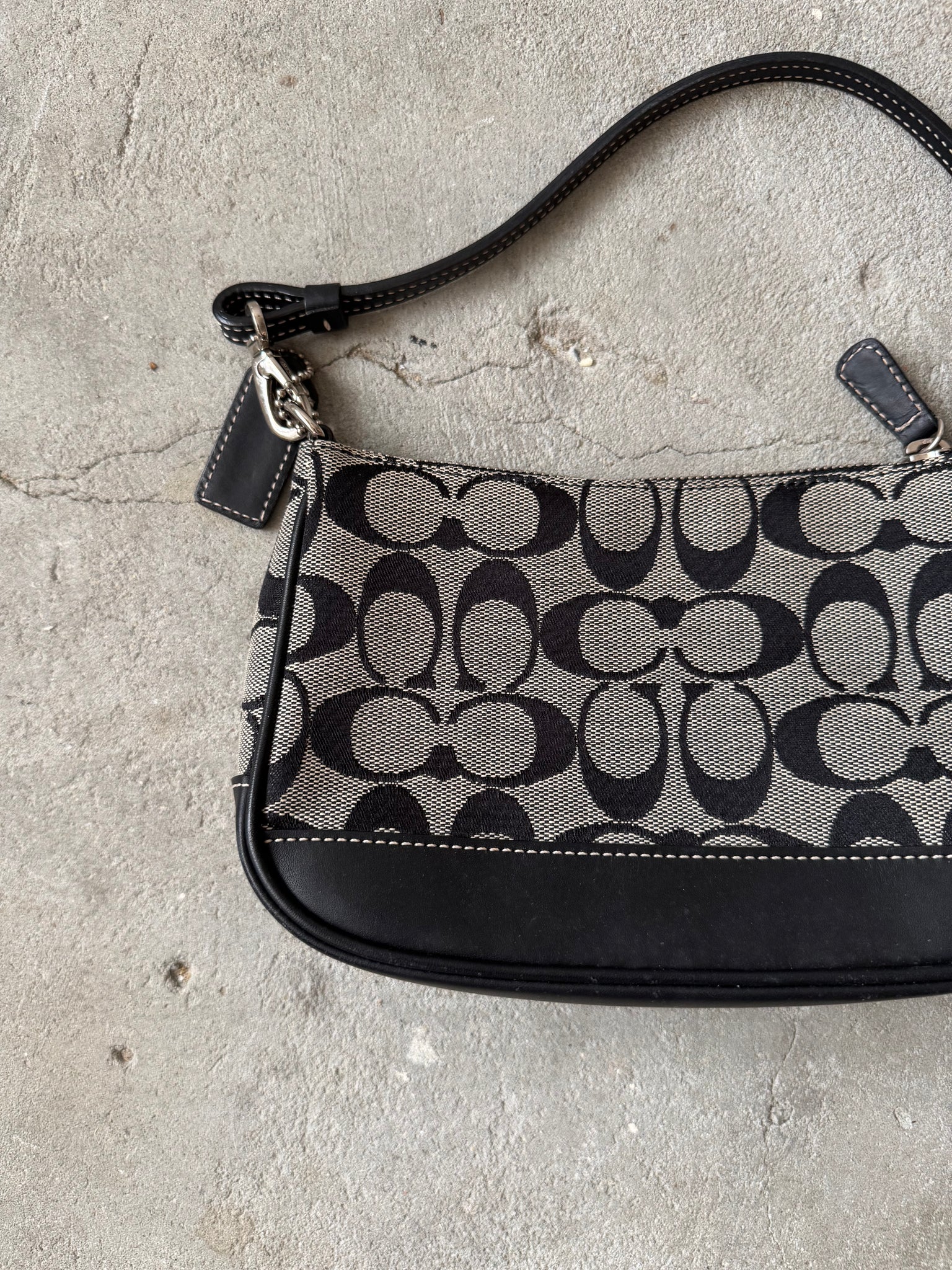 Coach Y2K Demi Shoulder Bag Grey/Black