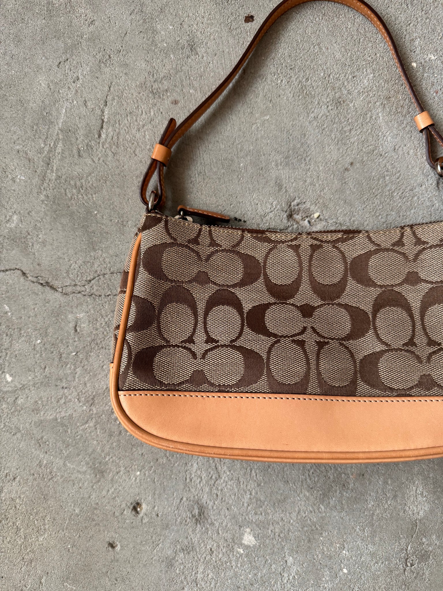 Coach Y2K Demi Shoulder Bag Tan