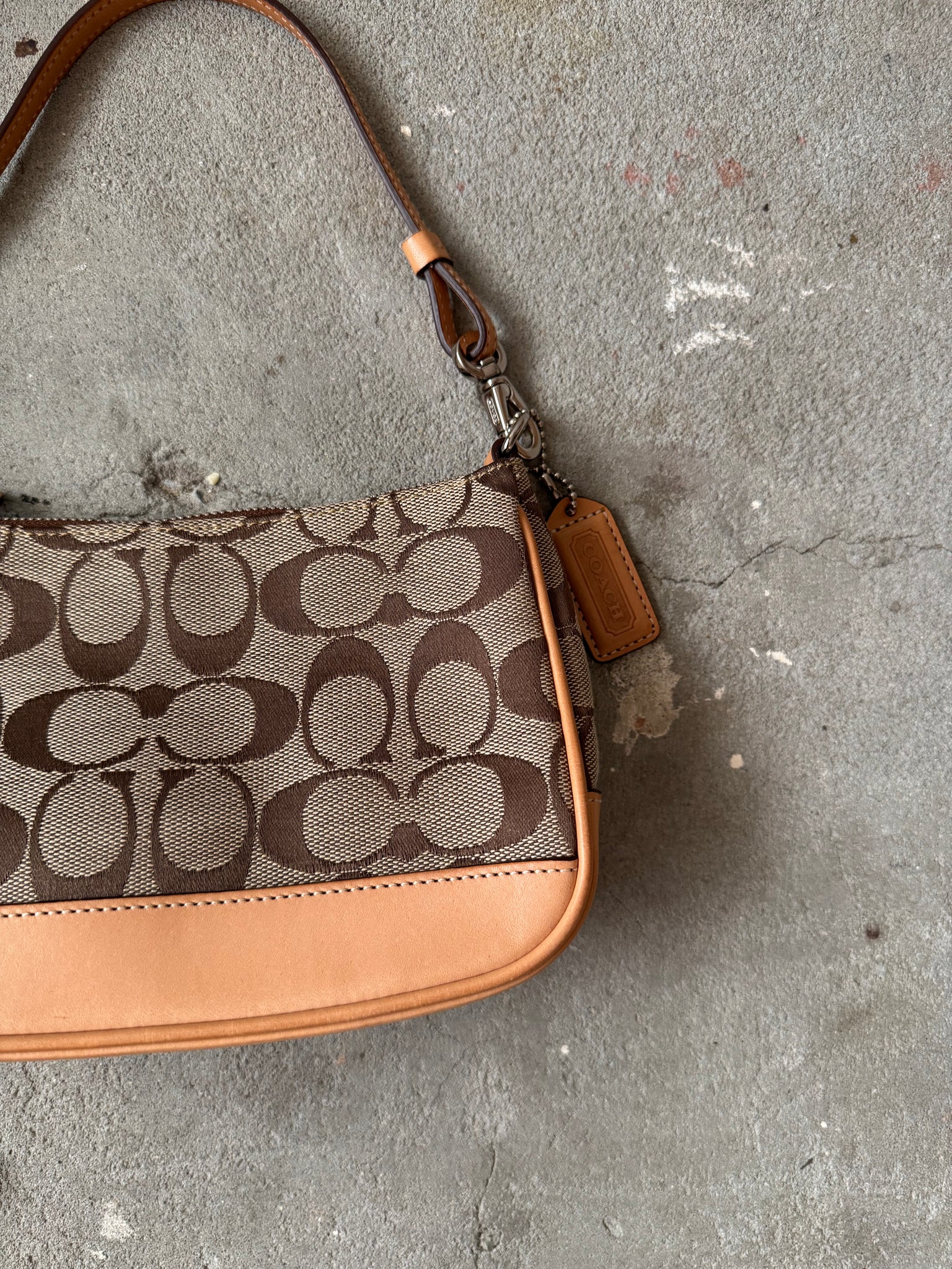 Coach Y2K Demi Shoulder Bag Tan