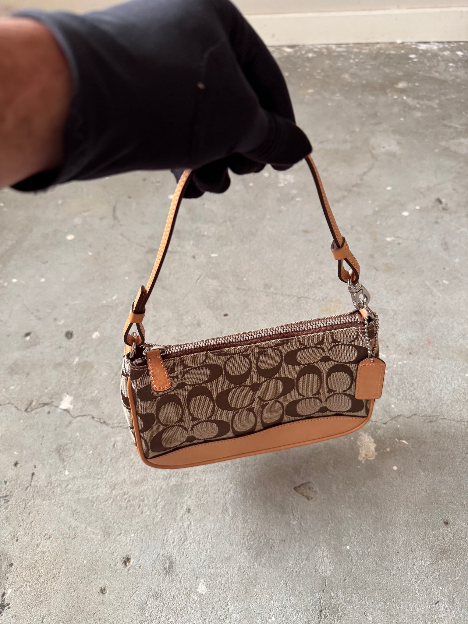 Coach Y2K Demi Shoulder Bag Tan