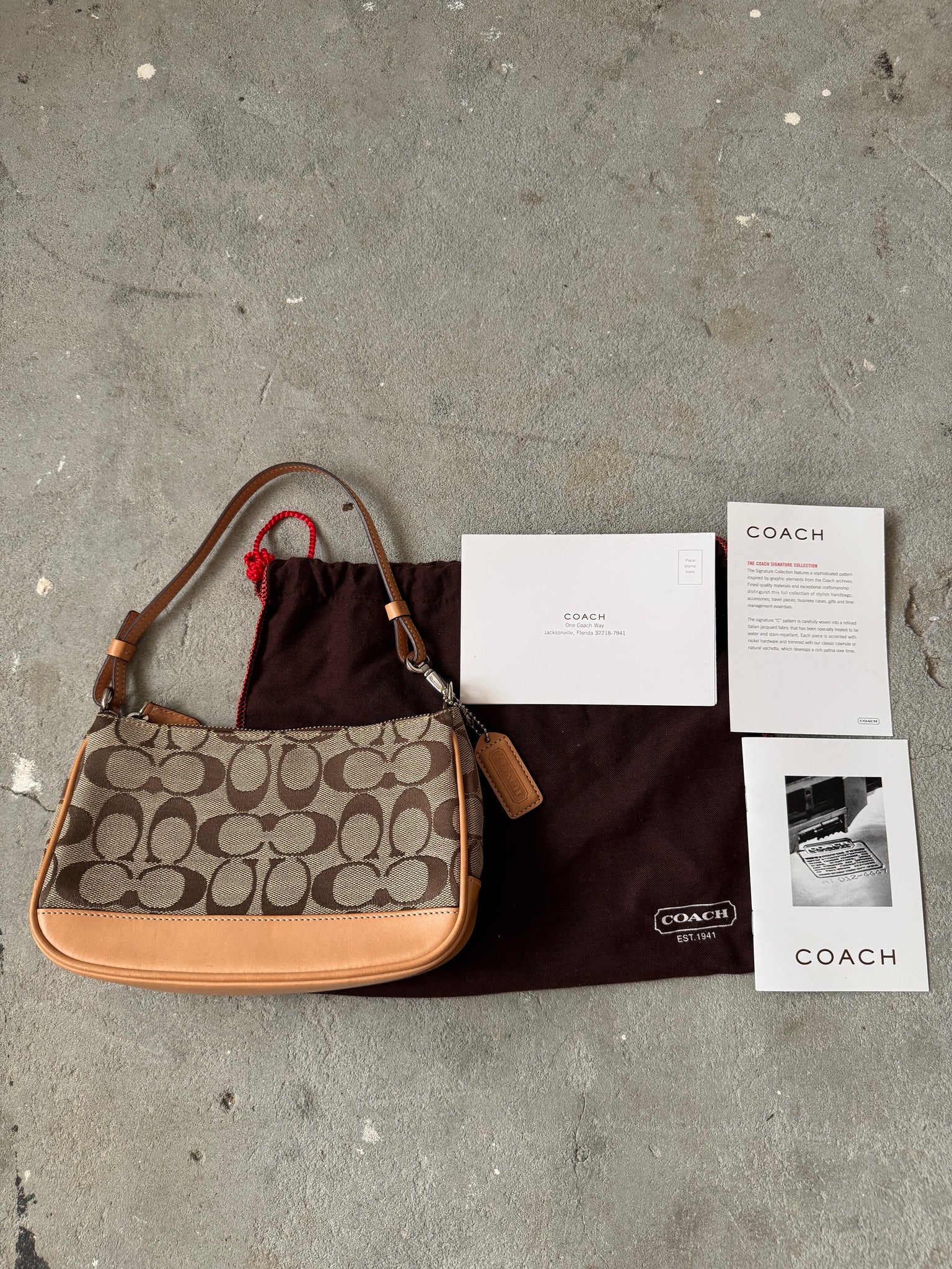 Coach Y2K Demi Shoulder Bag Tan
