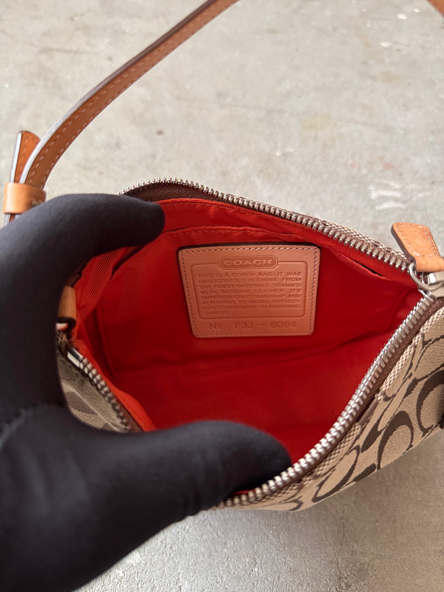 Coach Y2K Demi Shoulder Bag Tan