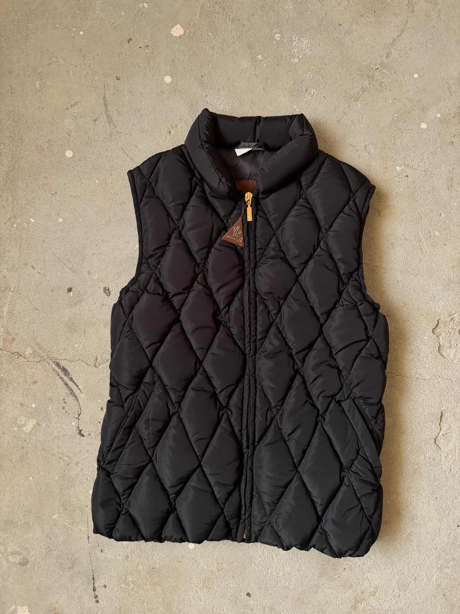 Moncler Diamond Quilted Vest Black (Size 1)
