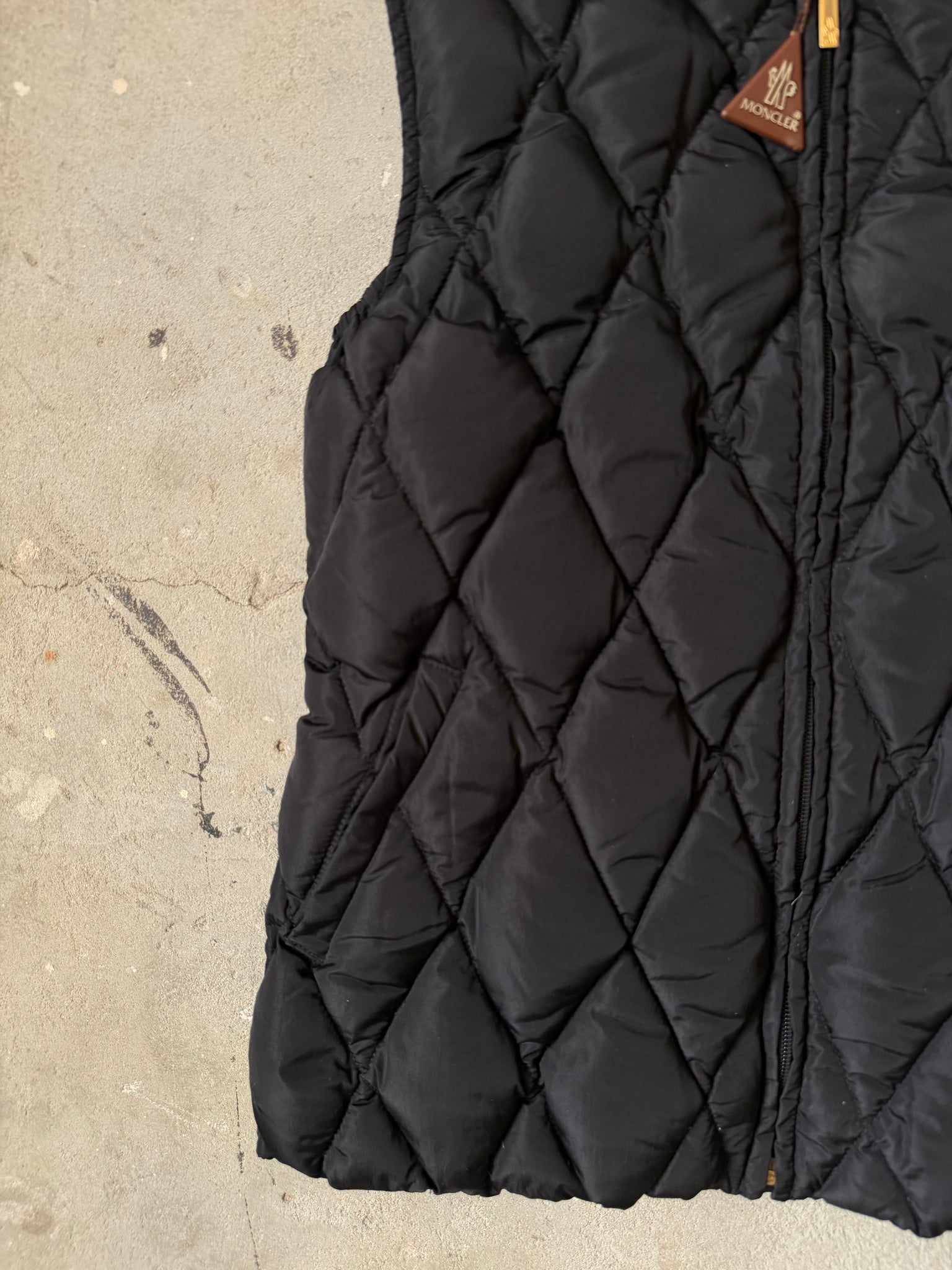 Moncler Diamond Quilted Vest Black (Size 1)