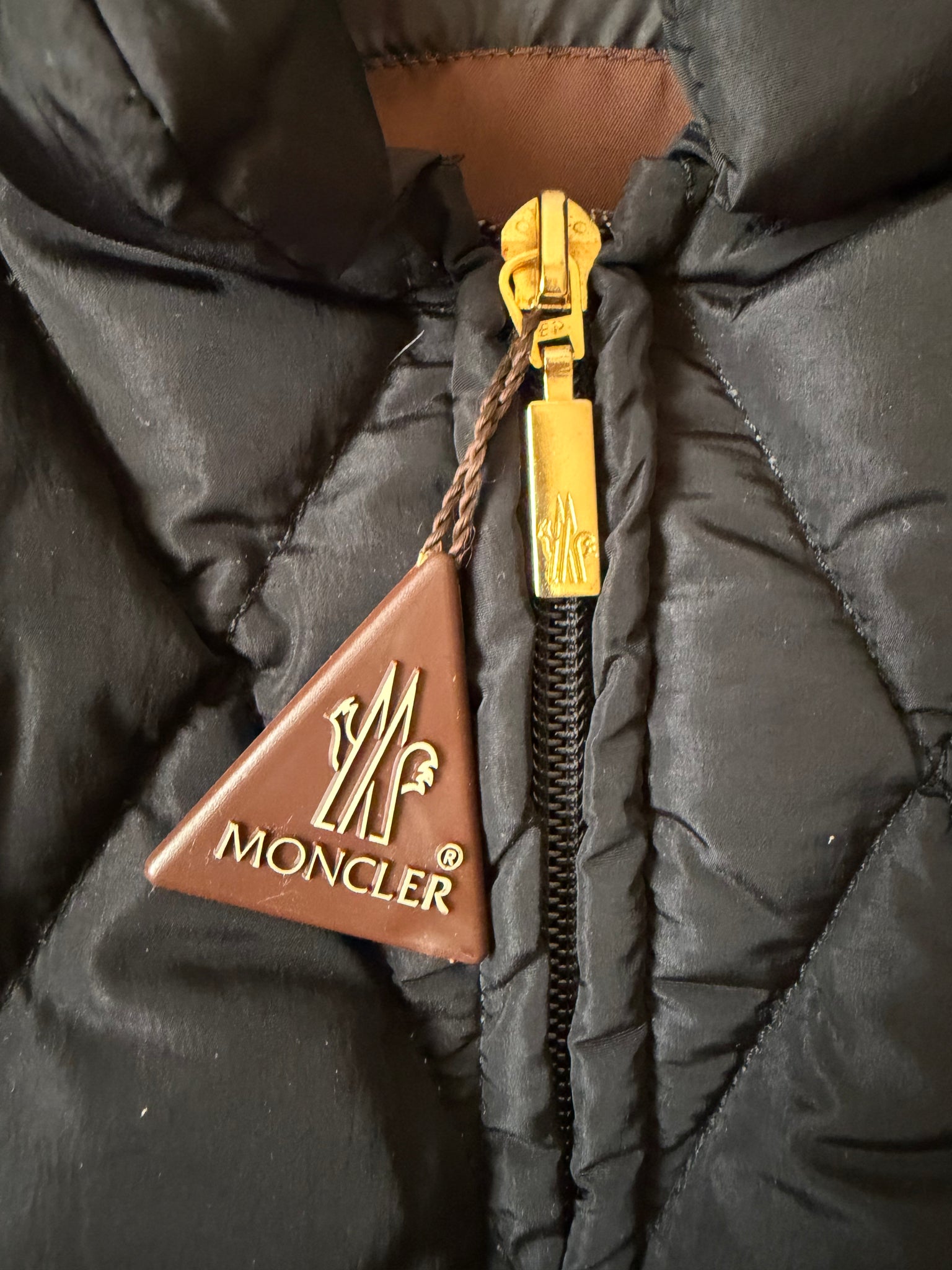 Moncler Diamond Quilted Vest Black (Size 1)