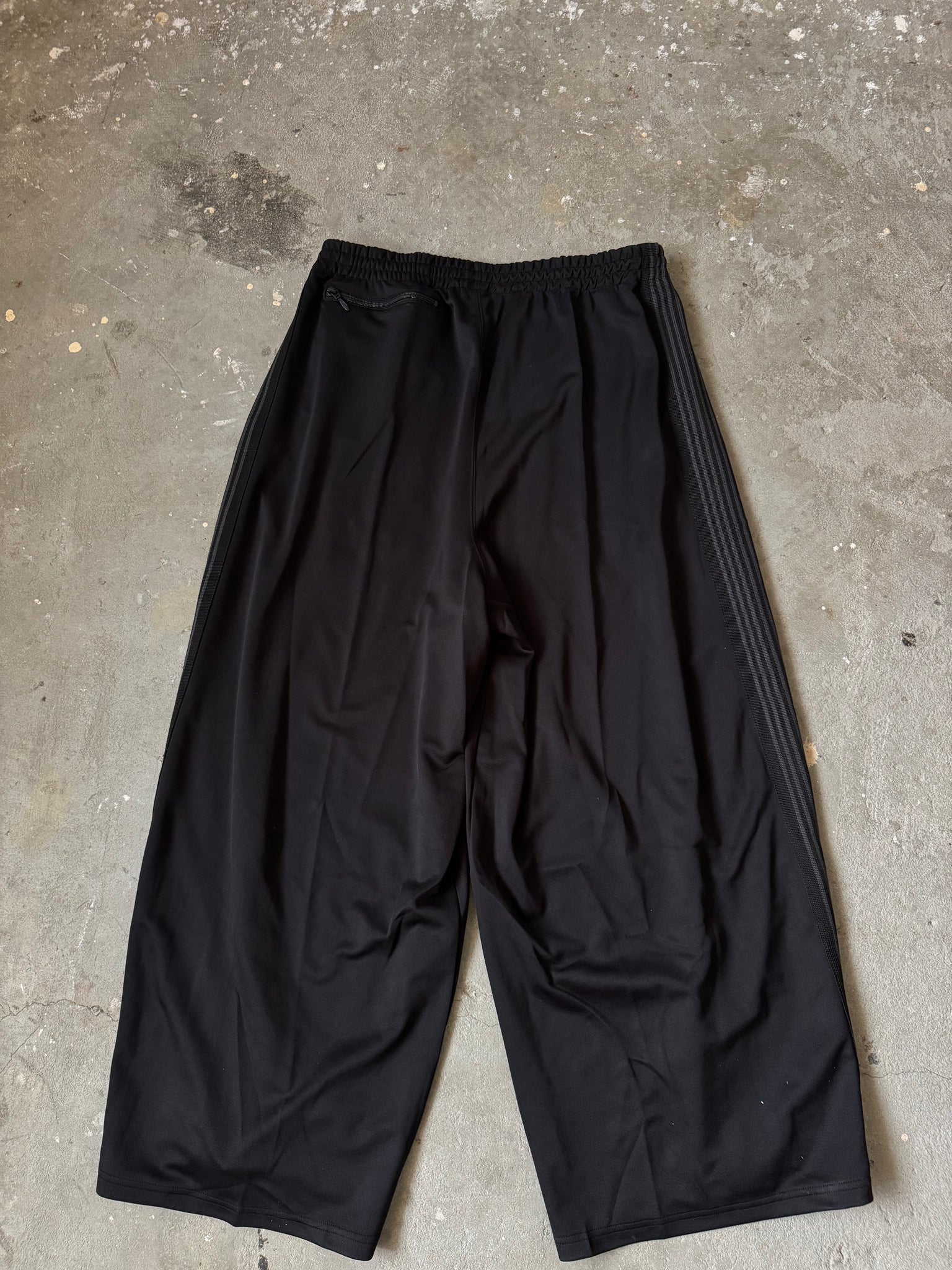 Needles HD Track Pants Poly Smooth Black/Black