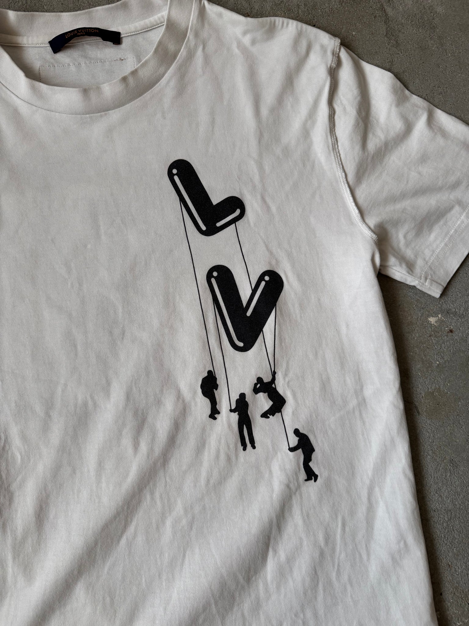 Louis Vuitton Floating LV Virgil Abloh T Shirt White