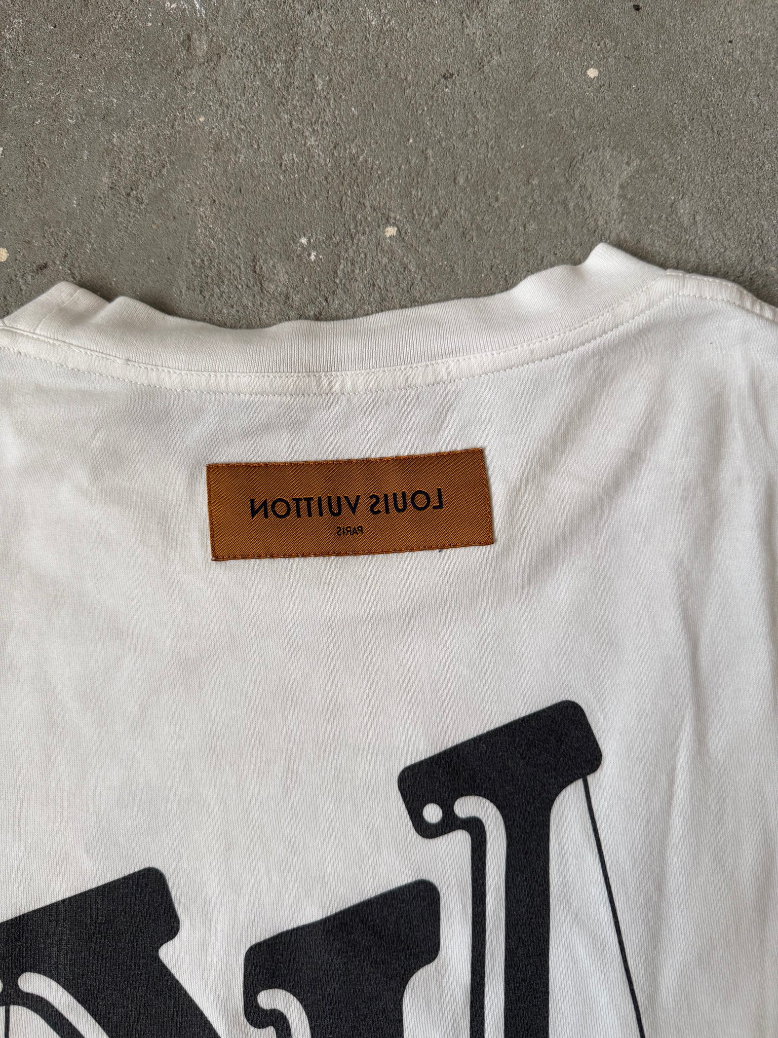 Louis Vuitton Floating LV Virgil Abloh T Shirt White