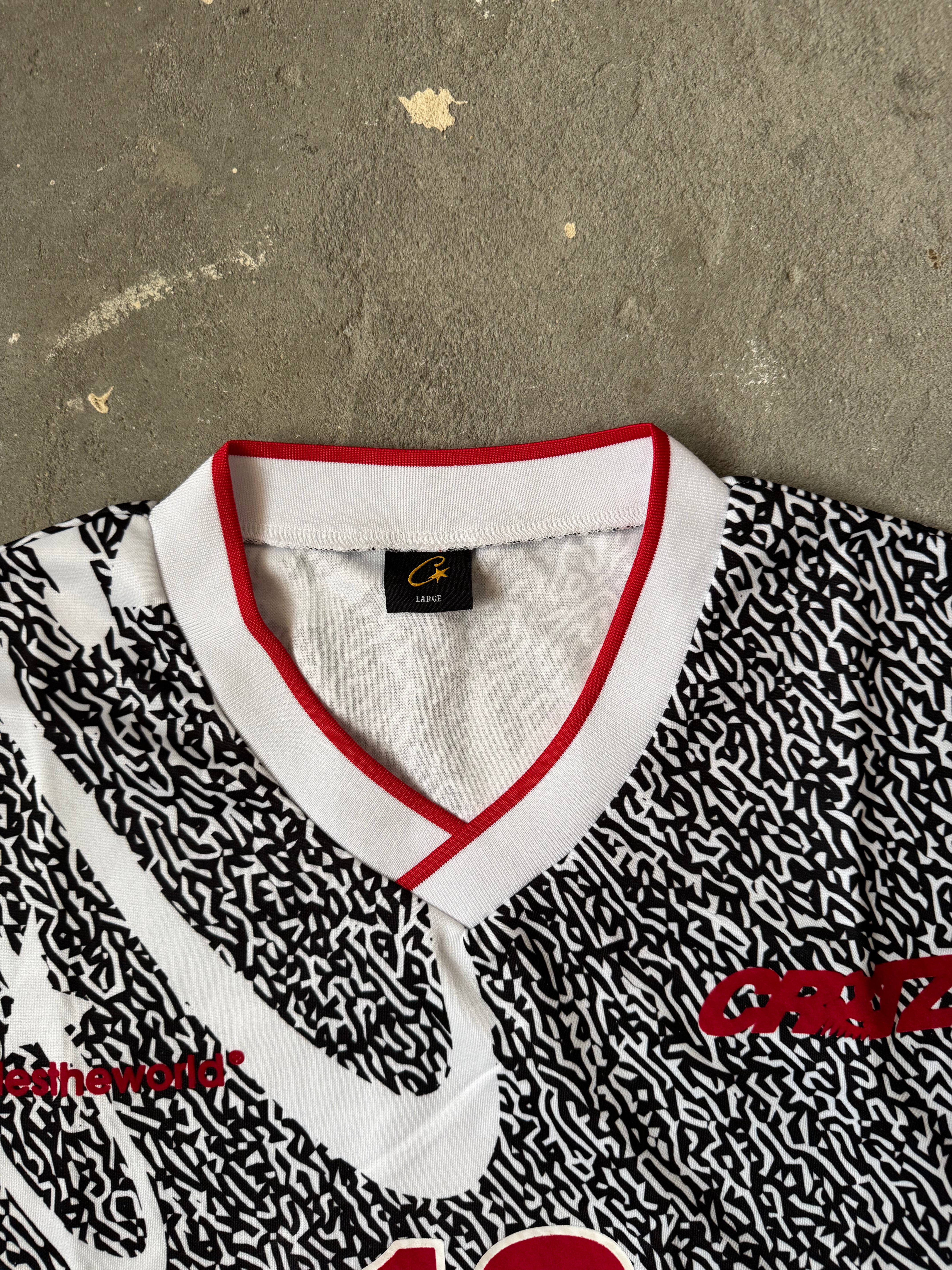 シャツ corteiz STELLATIONS FOOTBALL JERSEY Corteiz Carni Stellations Football Jersey Yellow - FW23 - US