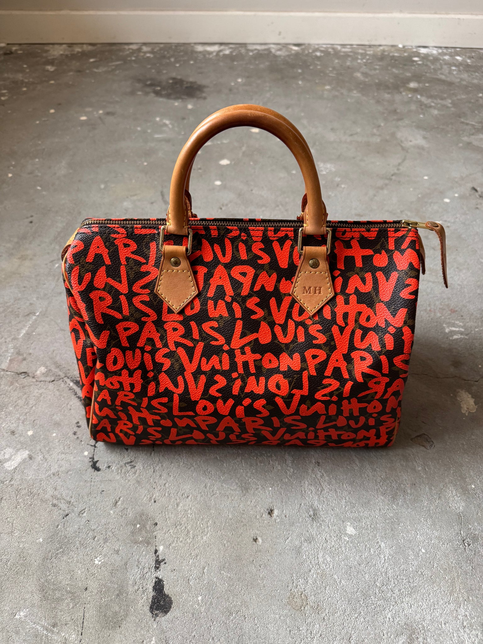 Louis Vuitton x Stephen Sprouse Graffiti Speedy 30 Orange/Brown
