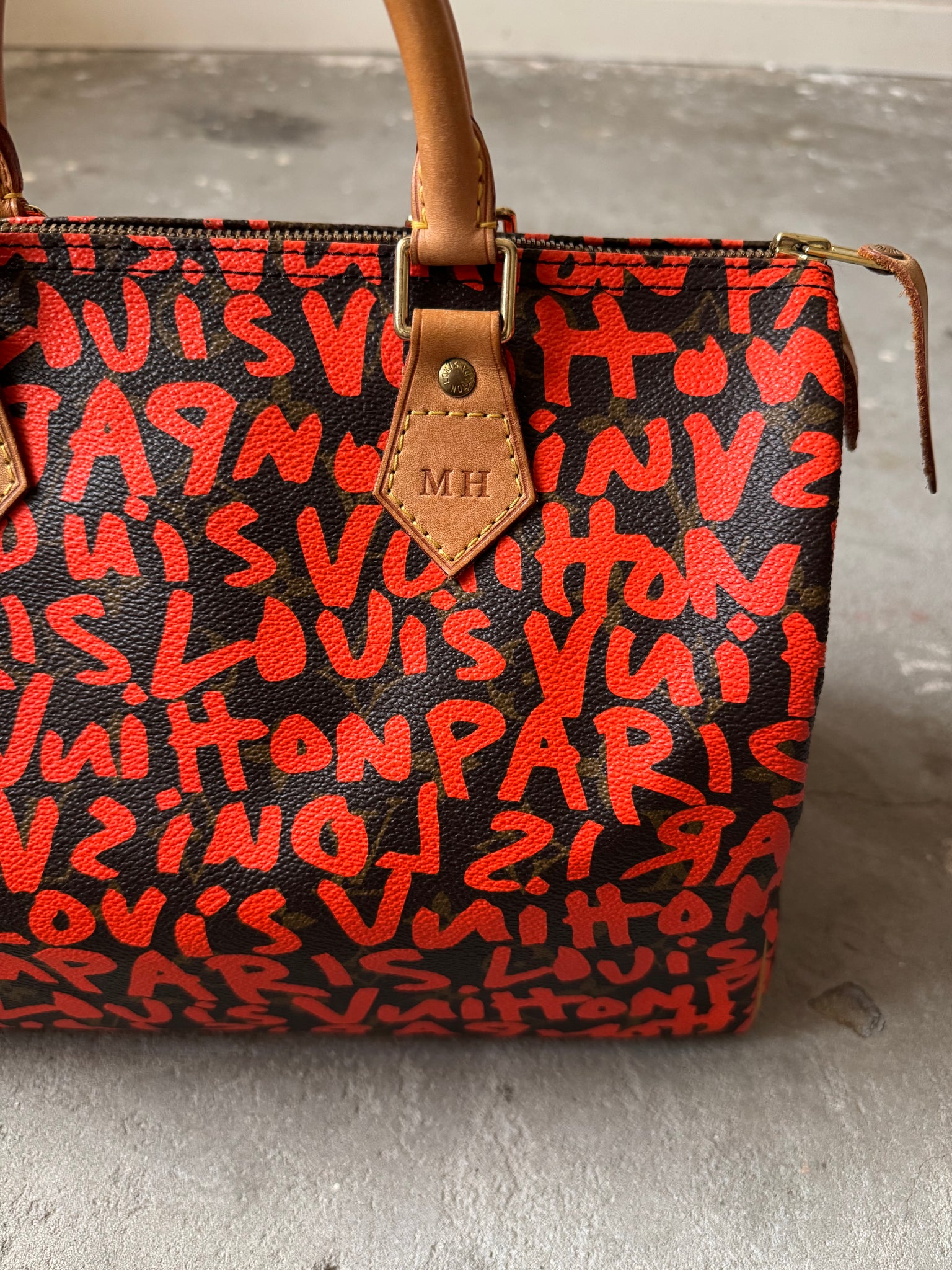 Louis Vuitton x Stephen Sprouse Graffiti Speedy 30 Orange/Brown