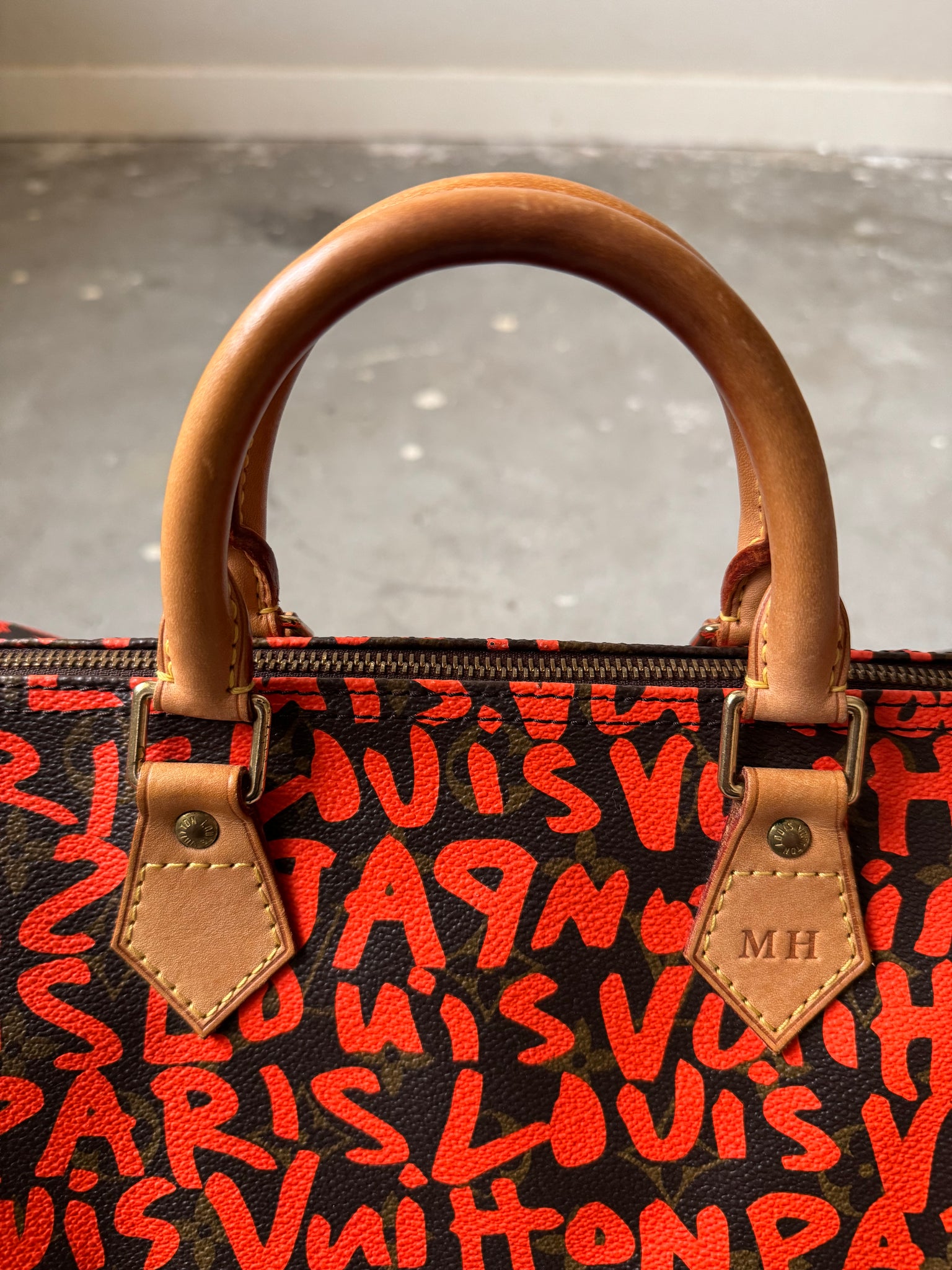 Louis Vuitton x Stephen Sprouse Graffiti Speedy 30 Orange/Brown