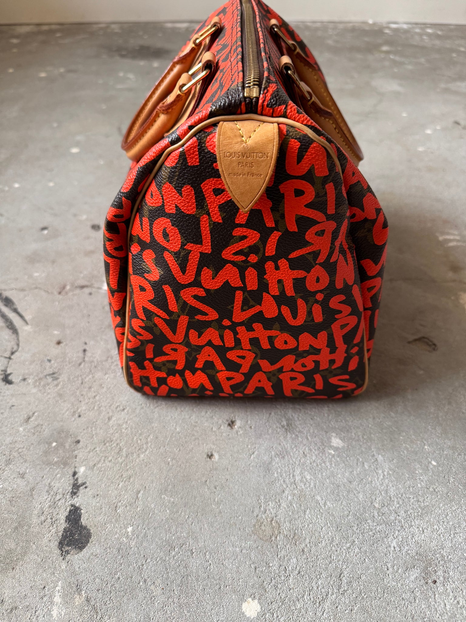 Louis Vuitton x Stephen Sprouse Graffiti Speedy 30 Orange/Brown