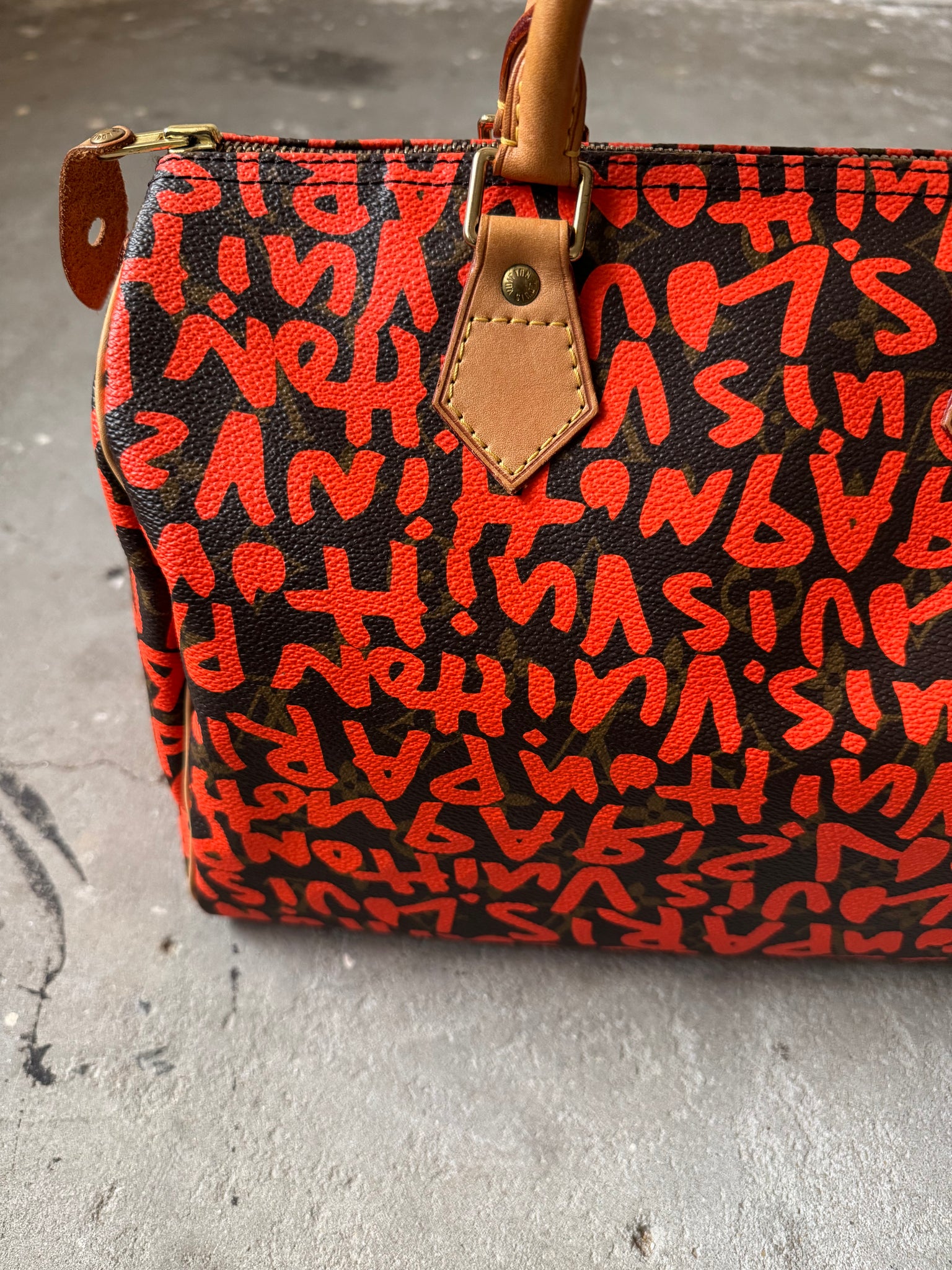 Louis Vuitton x Stephen Sprouse Graffiti Speedy 30 Orange/Brown