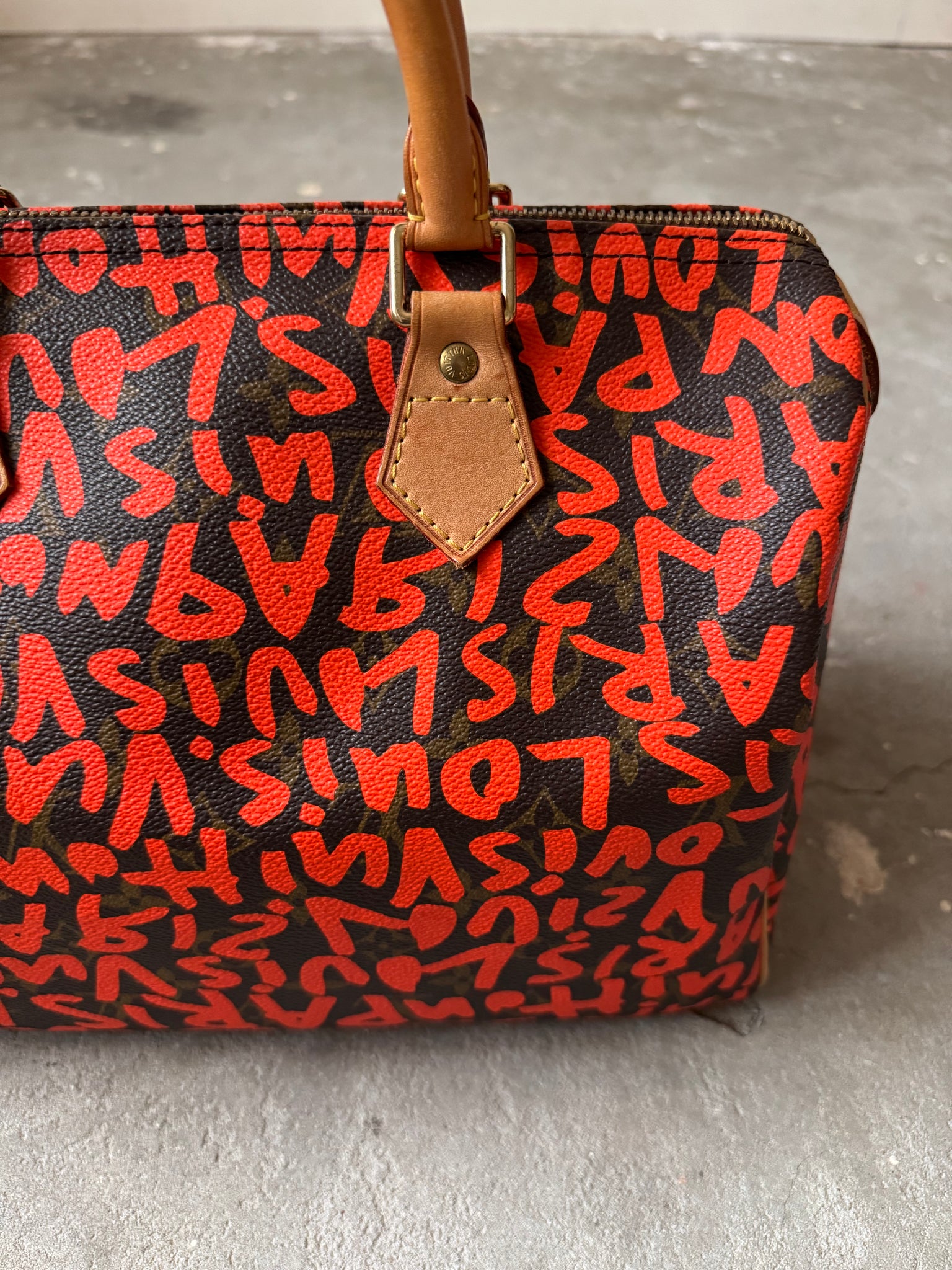 Louis Vuitton x Stephen Sprouse Graffiti Speedy 30 Orange/Brown