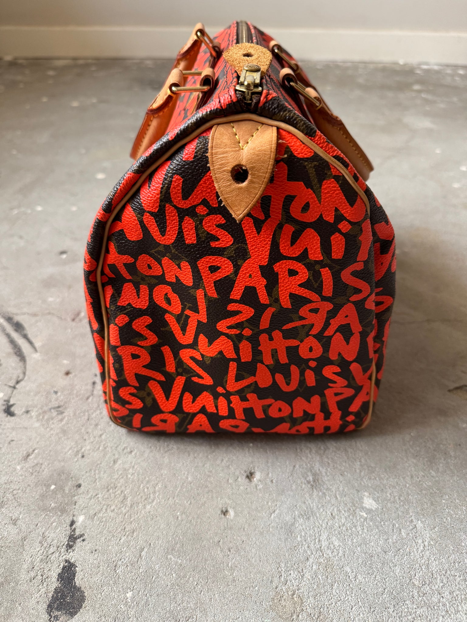 Louis Vuitton x Stephen Sprouse Graffiti Speedy 30 Orange/Brown