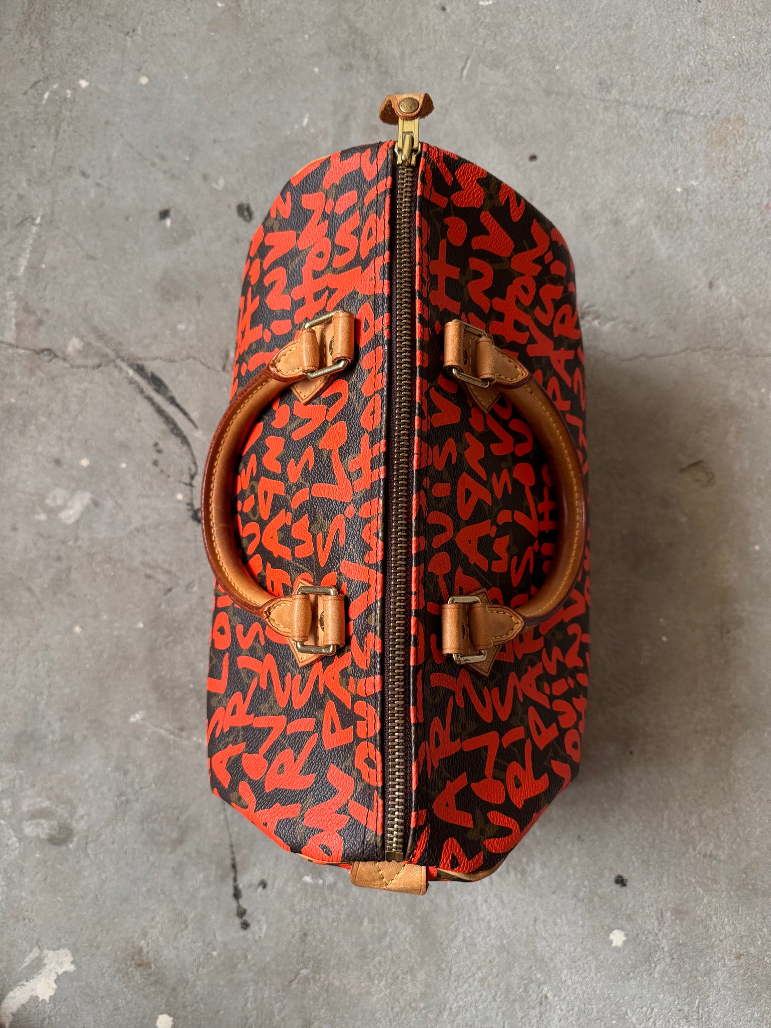 Louis Vuitton x Stephen Sprouse Graffiti Speedy 30 Orange/Brown