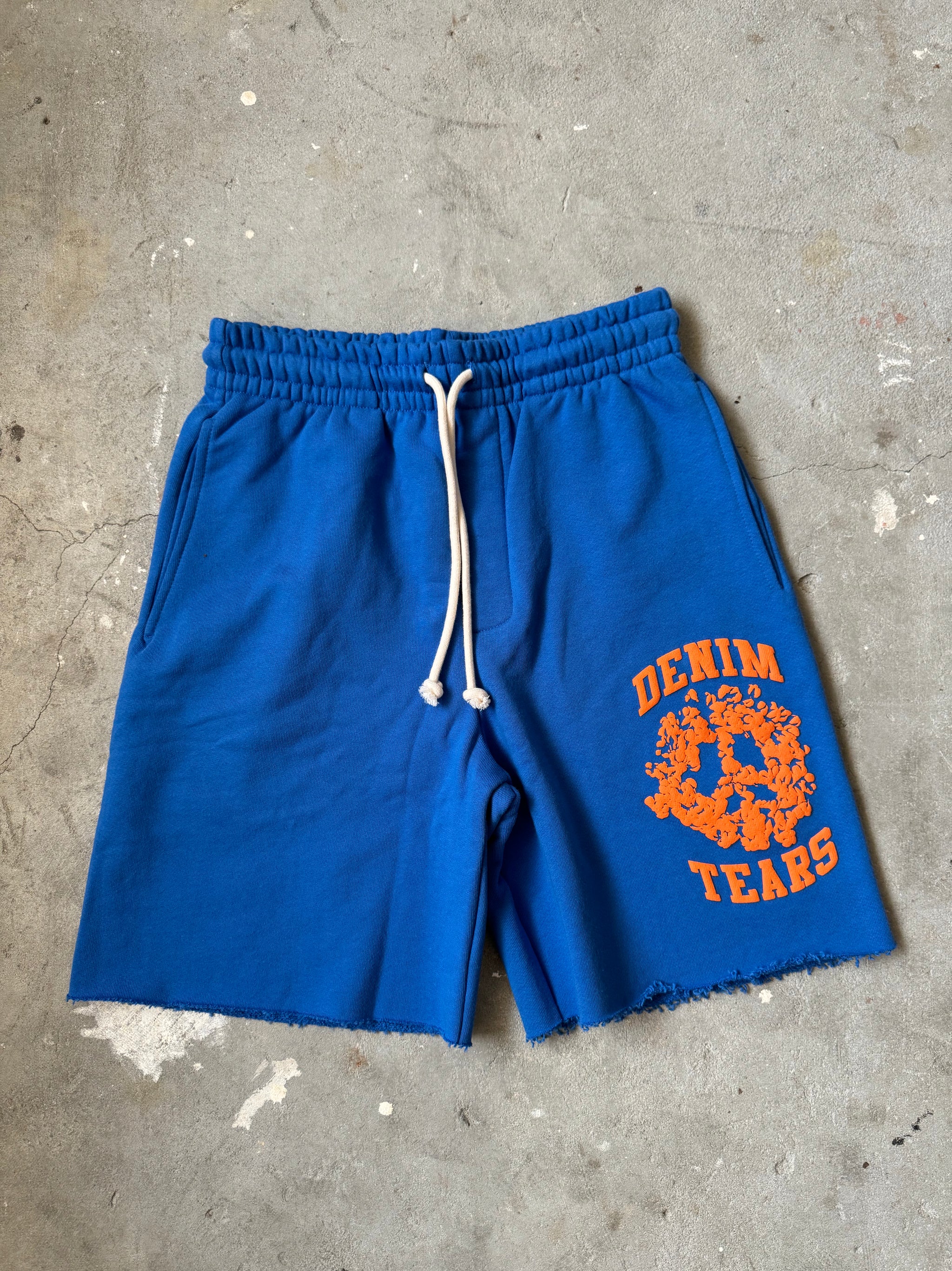 レビュー高評価の商品!の商品をすべて DenimTears 発泡プリント ジャージパンツ 黒 M（ポリエステル裏 ウォーキング・ランニングウェア