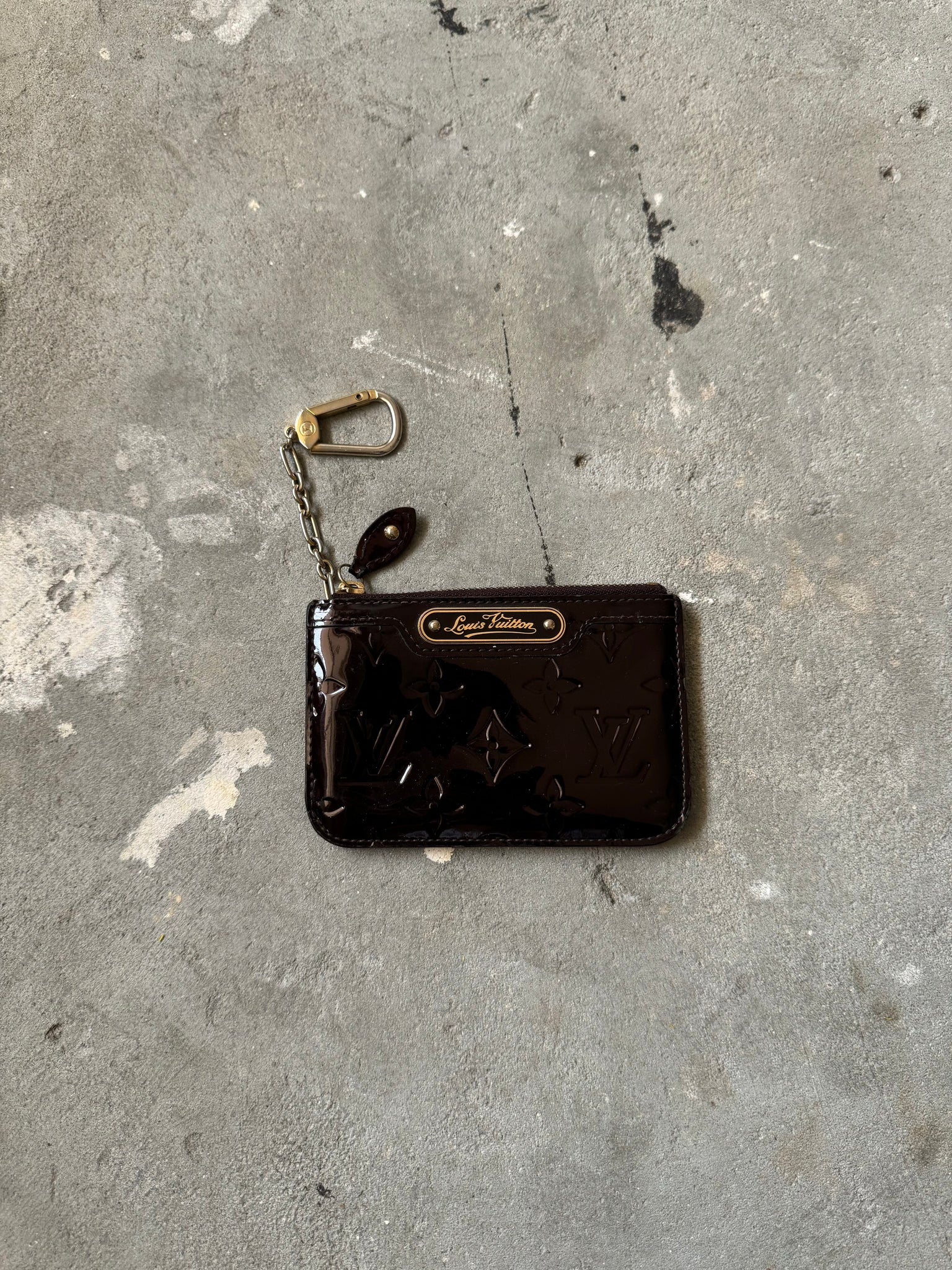 Louis Vuitton Vernis Pochette Coin Case Amethyst