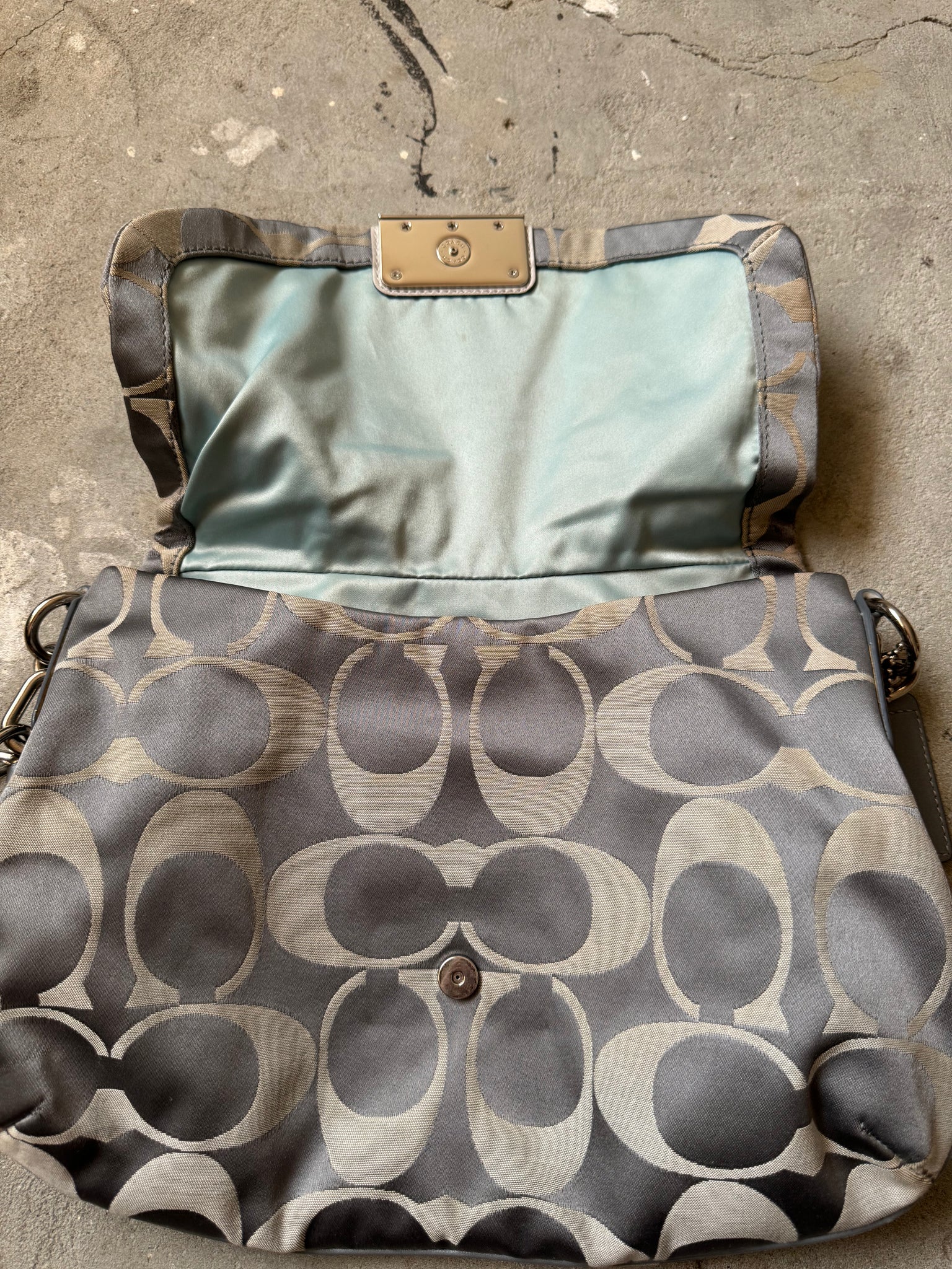Coach Hobo ShoulderBag 'Grey/Silver'