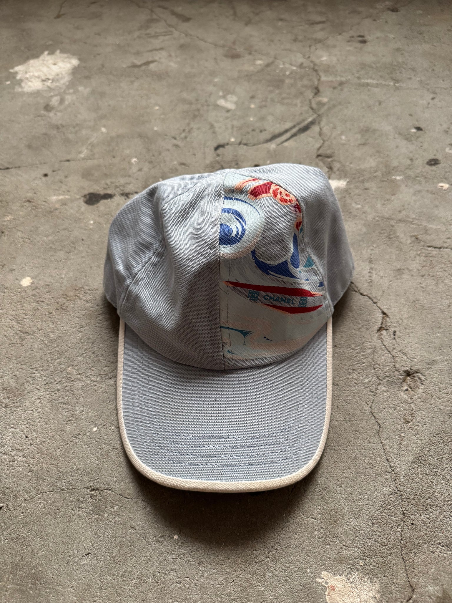 Chanel Surf Logo Baseball Cap Blue