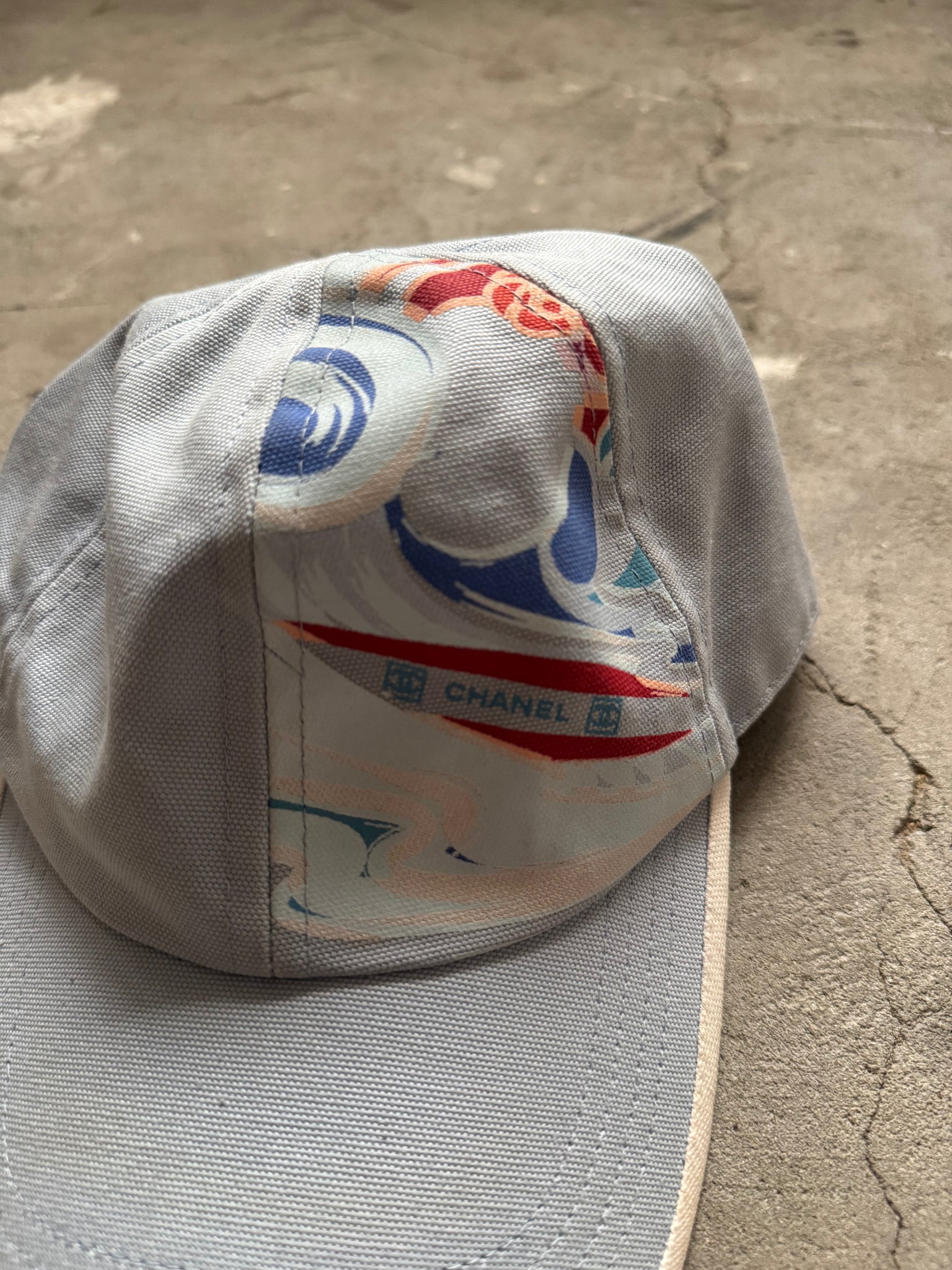 Chanel Surf Logo Baseball Cap Blue
