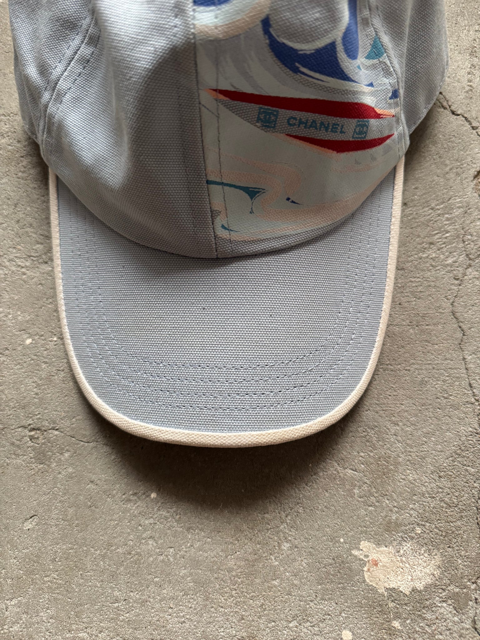 Chanel Surf Logo Baseball Cap Blue