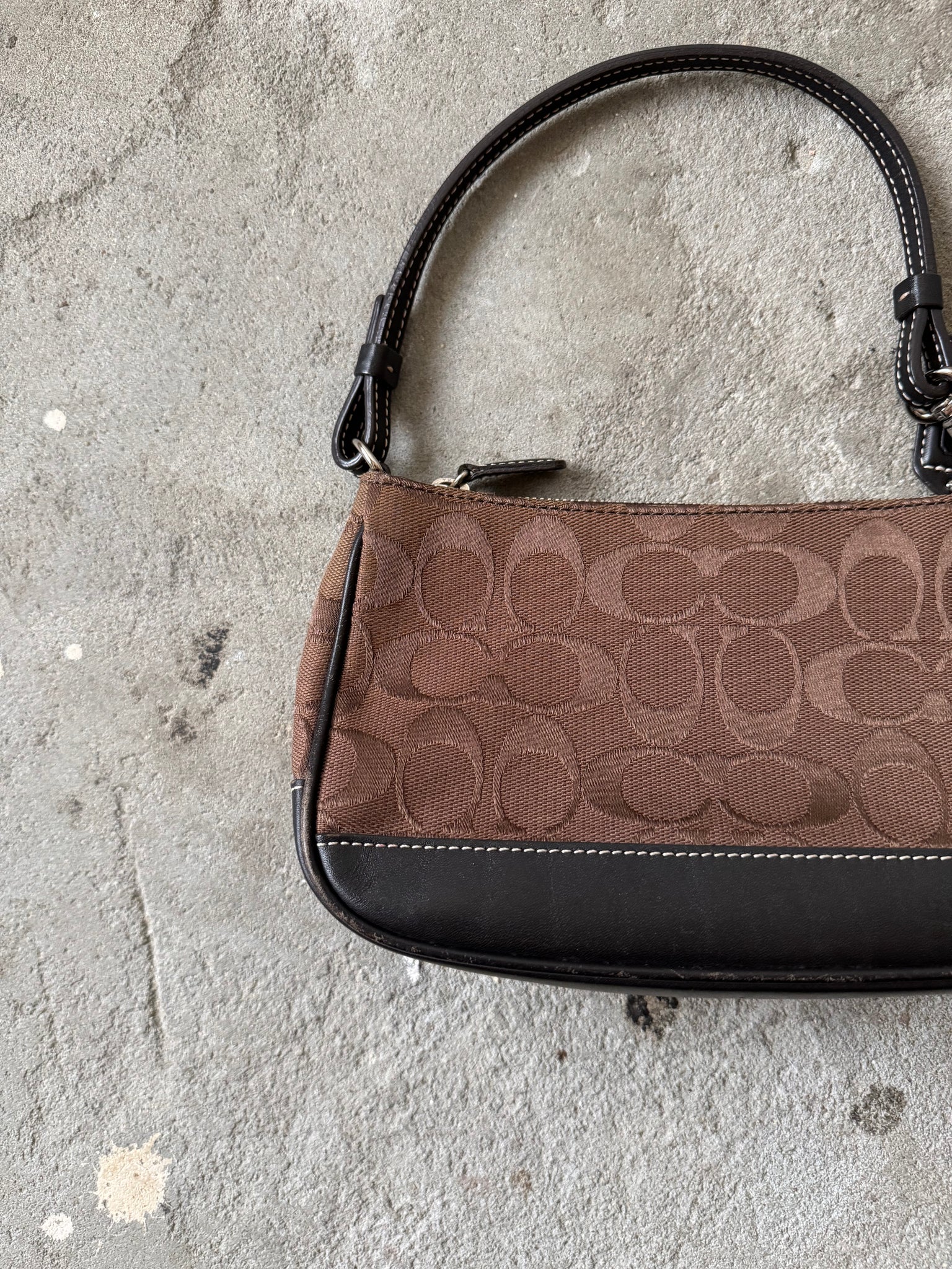 Coach Y2K Demi Shoulder Bag Brown/Black