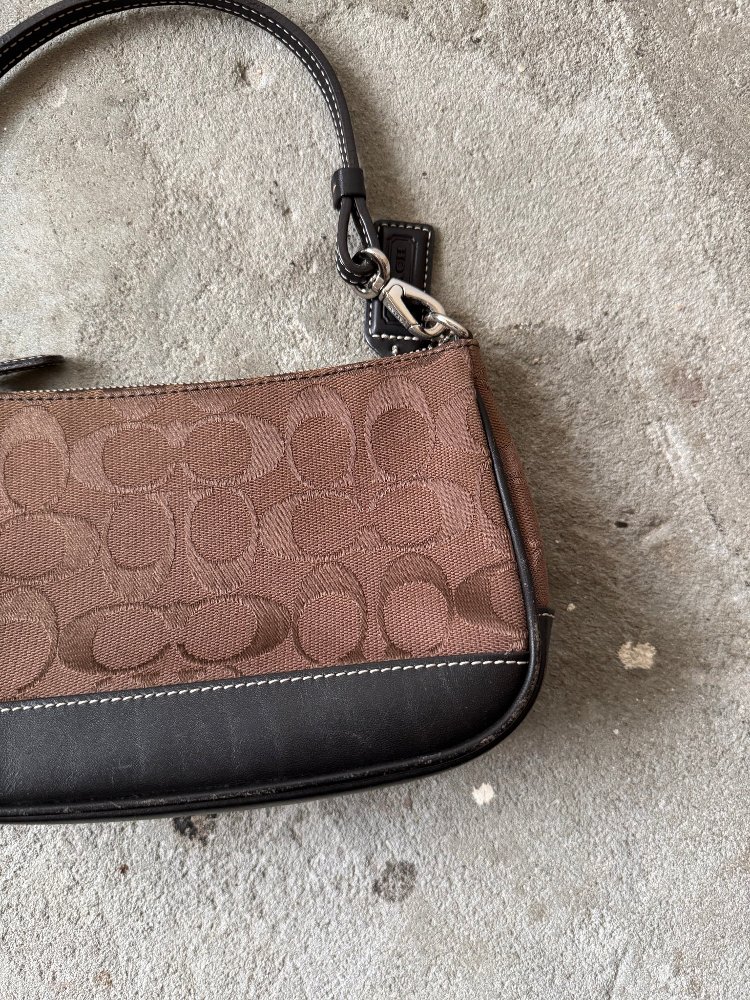 Coach Y2K Demi Shoulder Bag Brown/Black