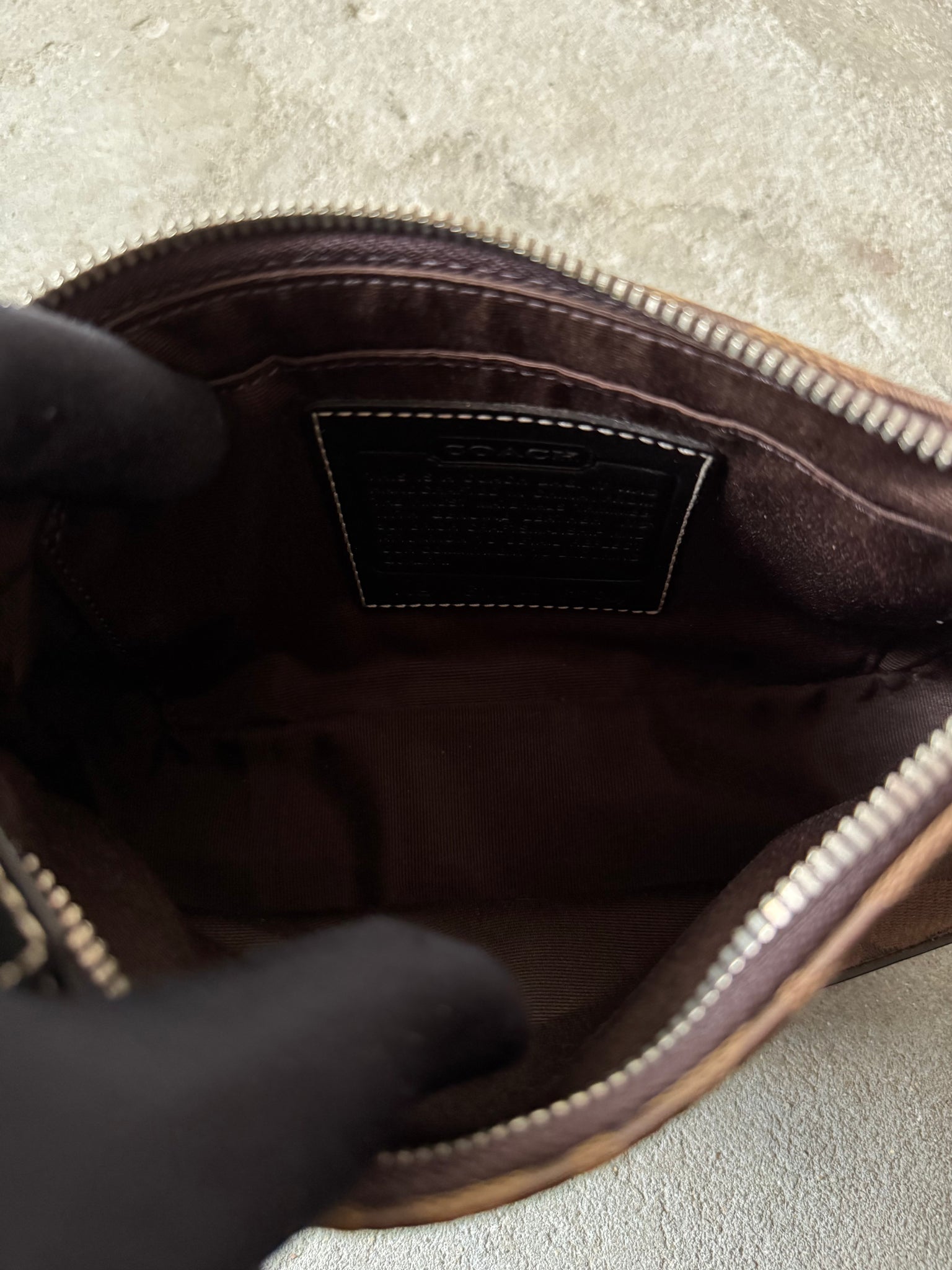 Coach Y2K Demi Shoulder Bag Brown/Black