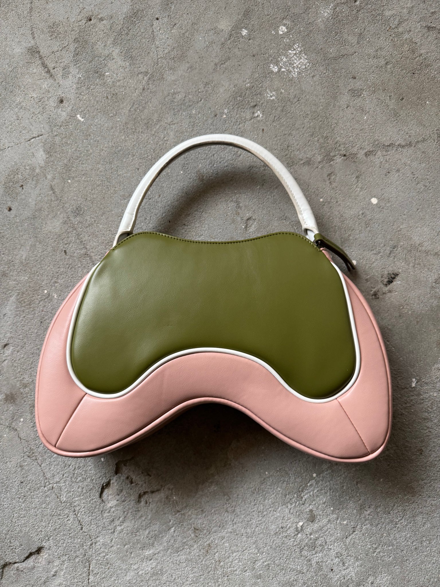 Diesel 2Way Autre Marque Shoulder Bag Green/Pink