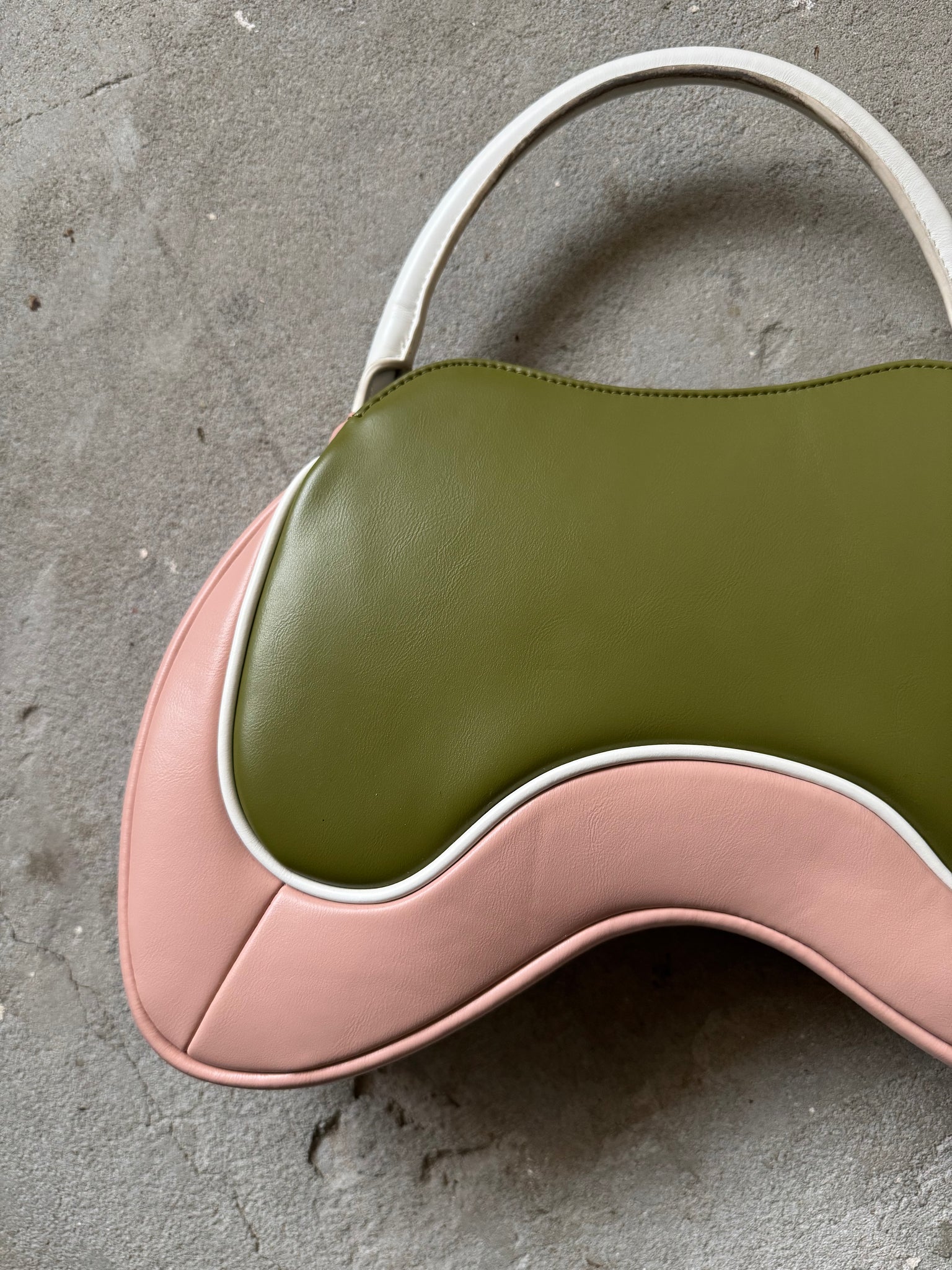 Diesel 2Way Autre Marque Shoulder Bag Green/Pink