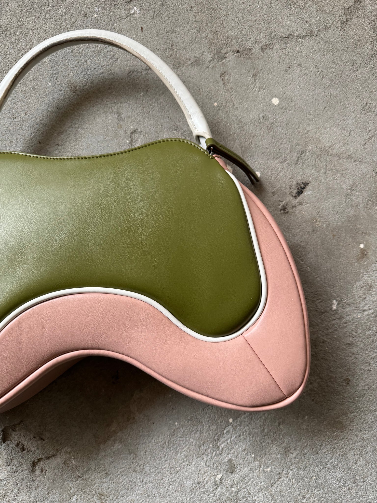 Diesel 2Way Autre Marque Shoulder Bag Green/Pink