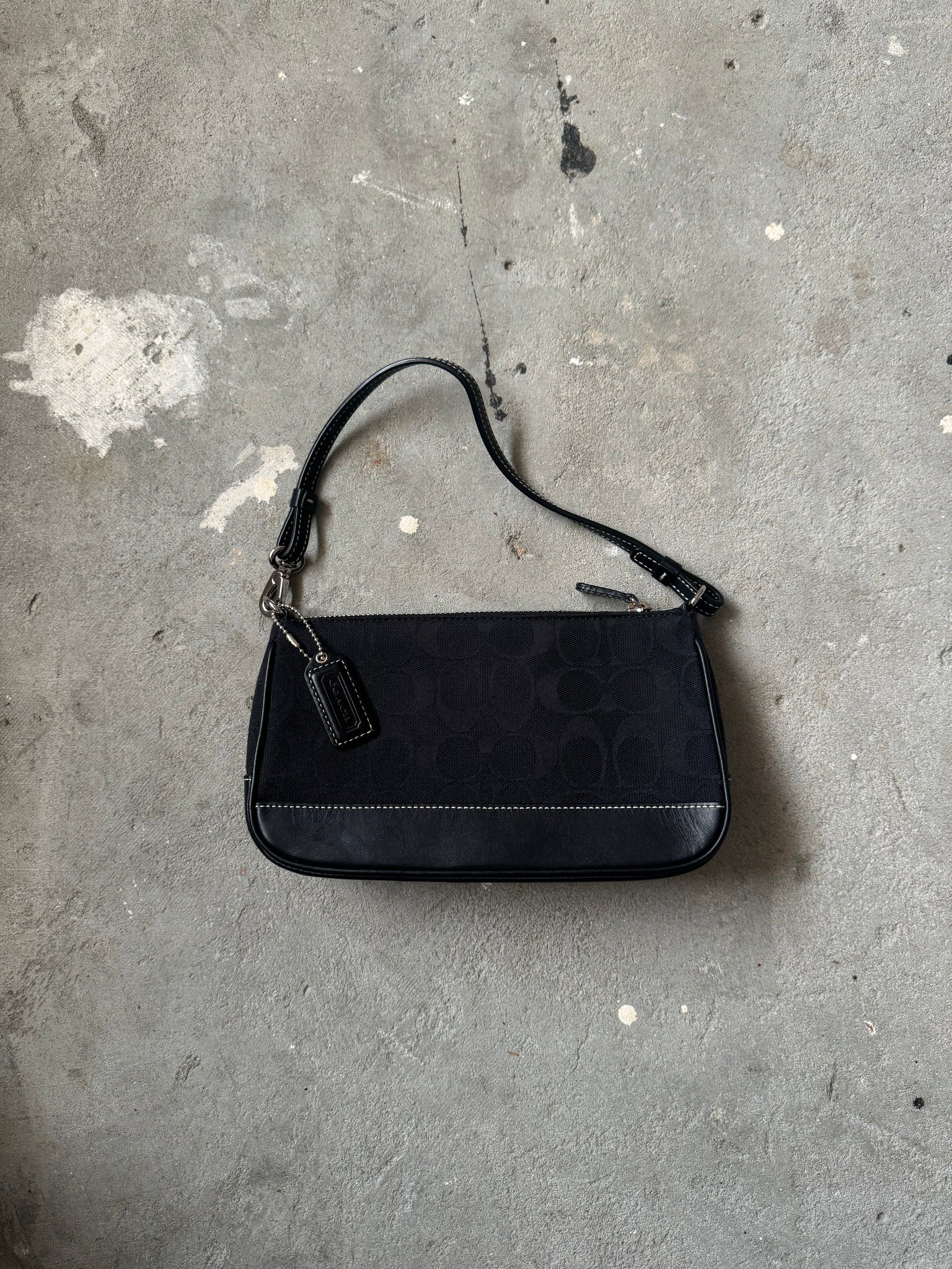 Coach Demi Pochette Shoulder Bag Black