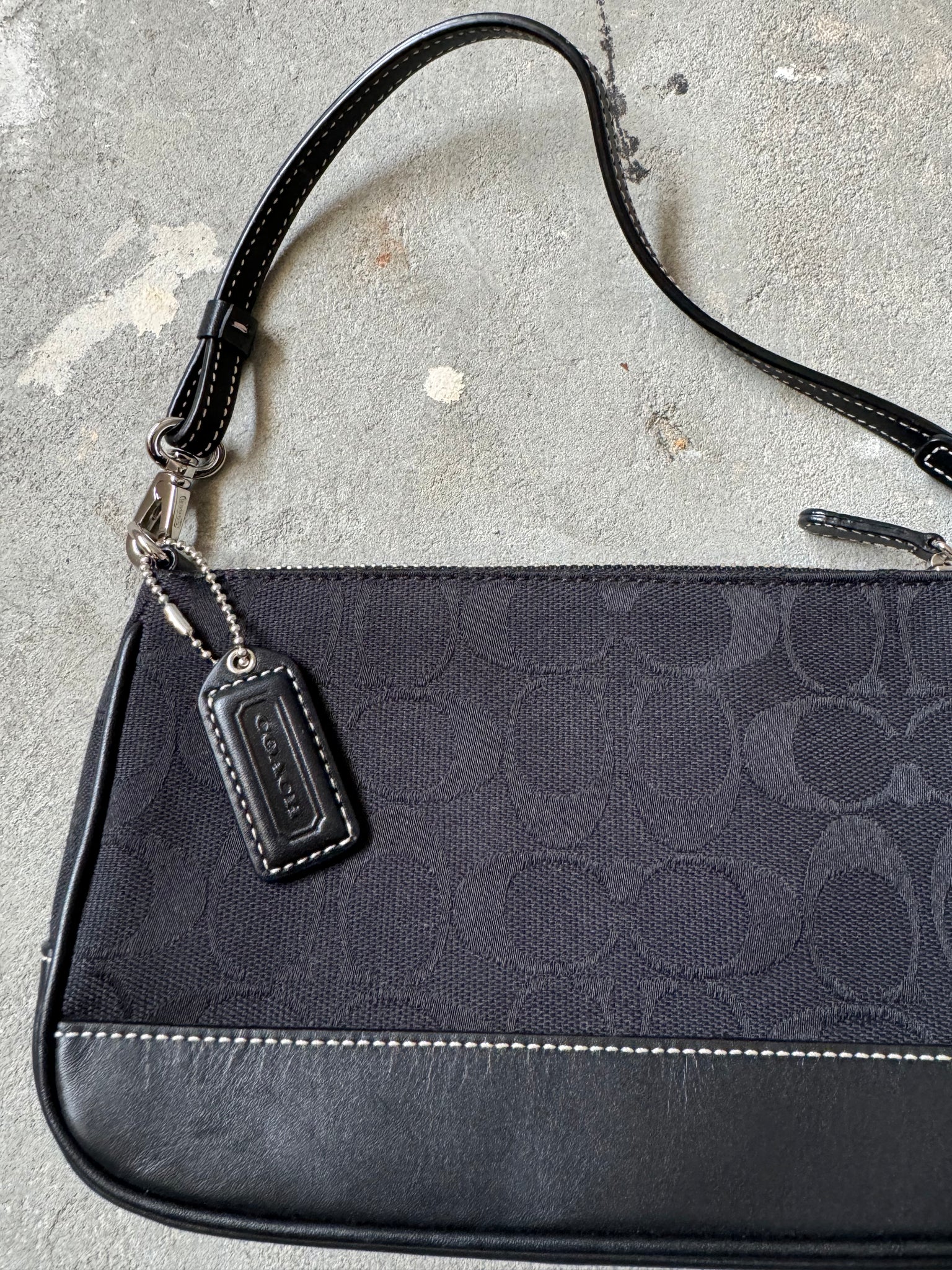 Coach Demi Pochette Shoulder Bag Black