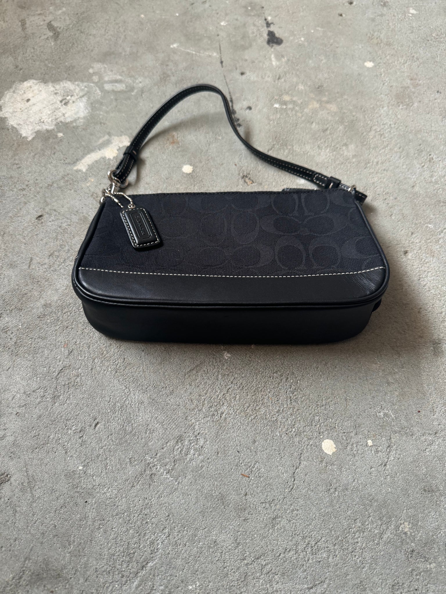 Coach Demi Pochette Shoulder Bag Black