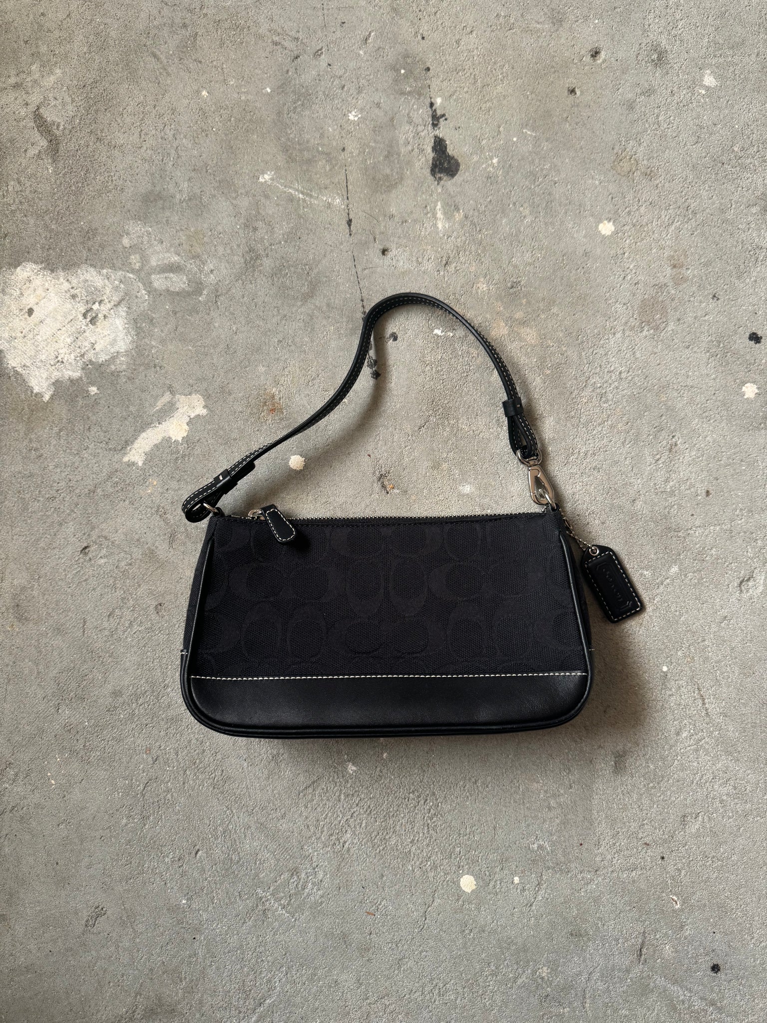 Coach Demi Pochette Shoulder Bag Black