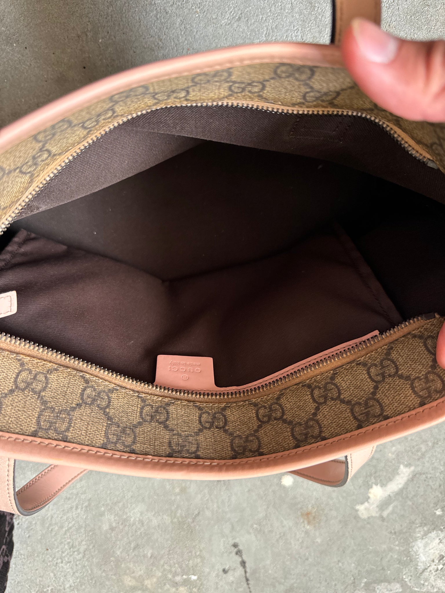 Gucci GG Monogram Canvas Brown/Pink