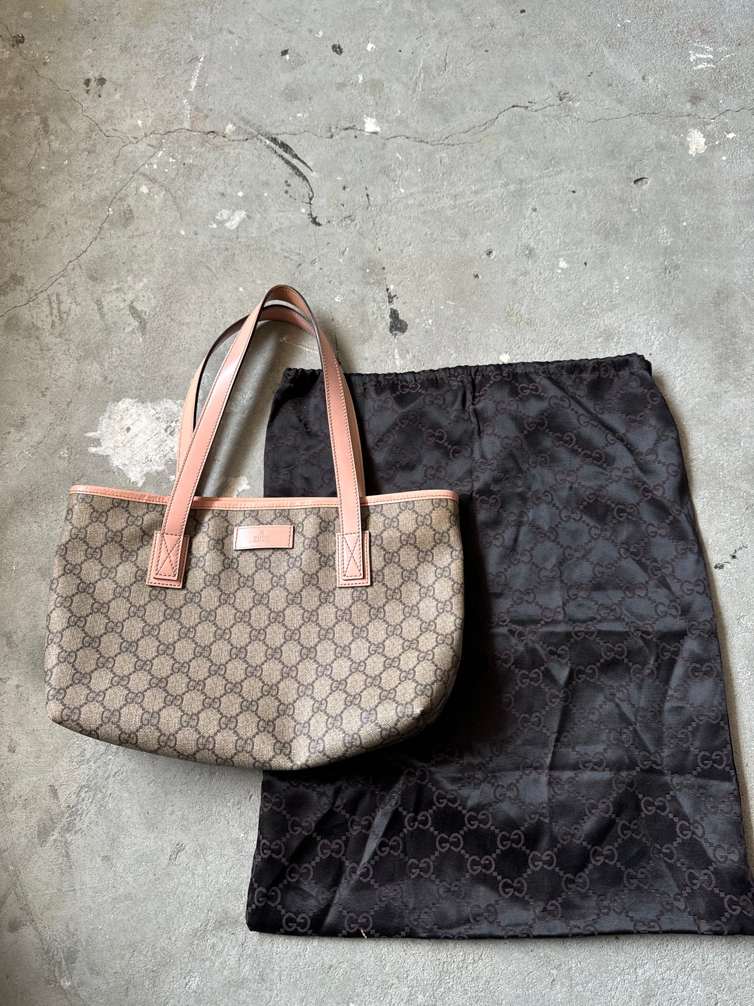 Gucci GG Monogram Canvas Brown/Pink