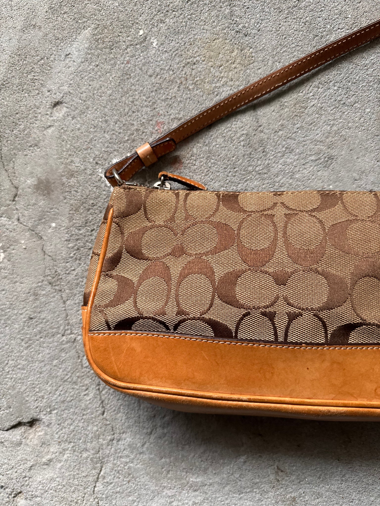 Coach Y2K Demi Shoulder Bag Tan