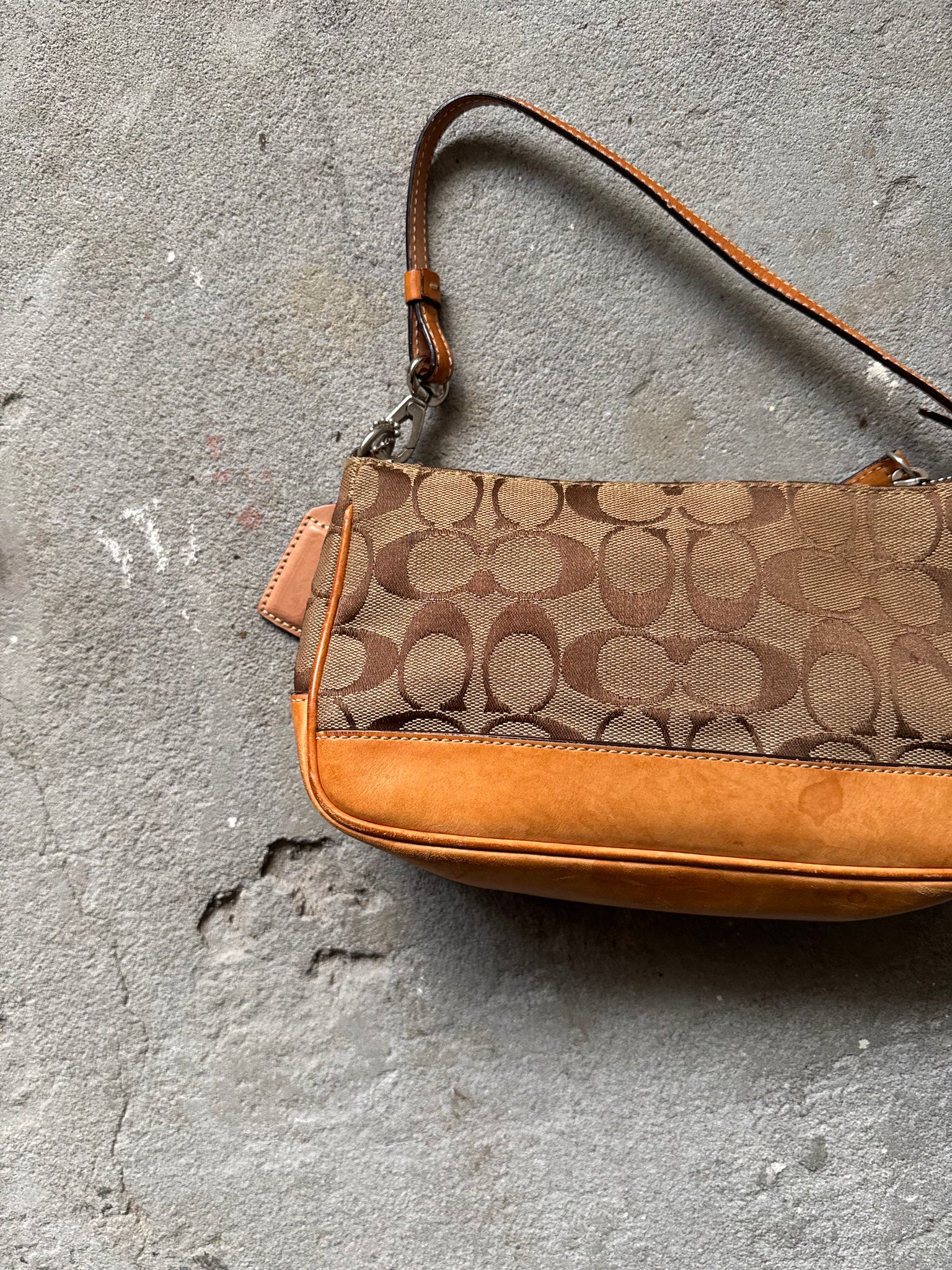 Coach Y2K Demi Shoulder Bag Tan