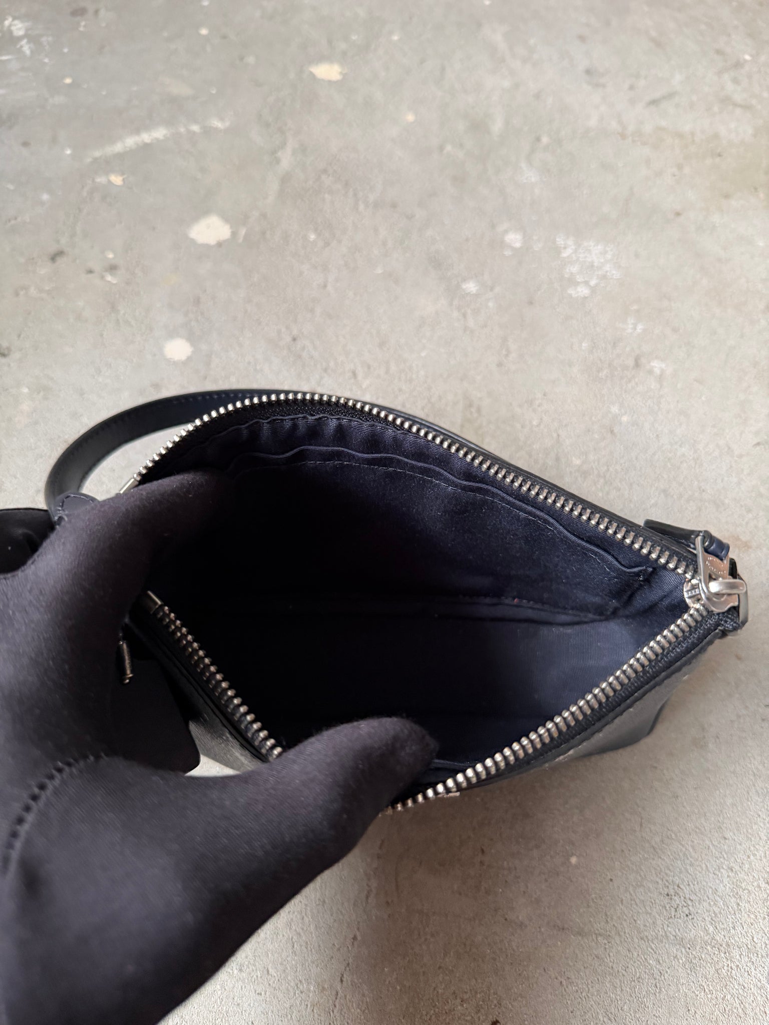 Coach Signature Nolita 19 Snowflake Shoulder Bag Black