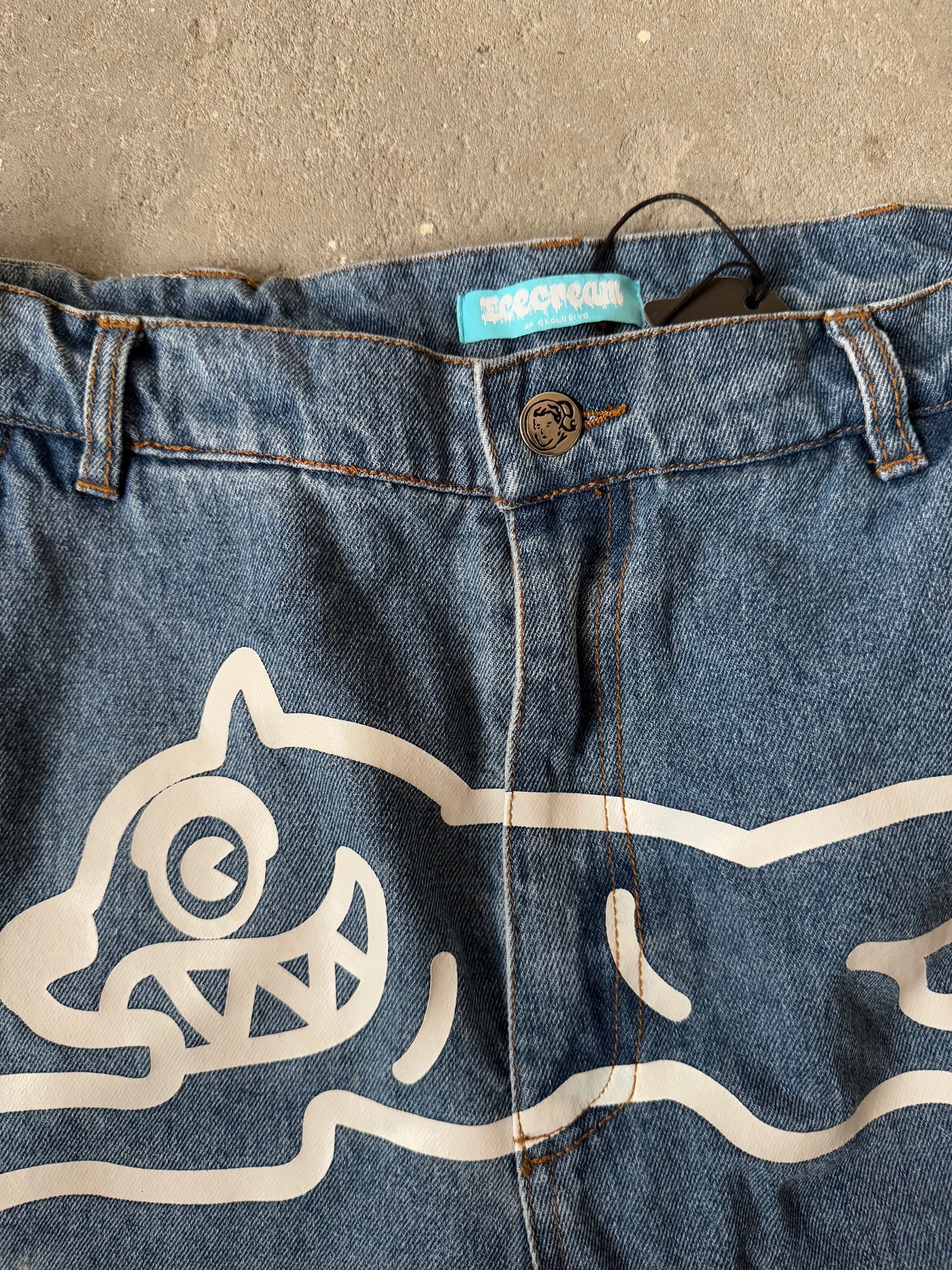 Billionaire Boys Club 2Way Denim Cargo Pants Blue