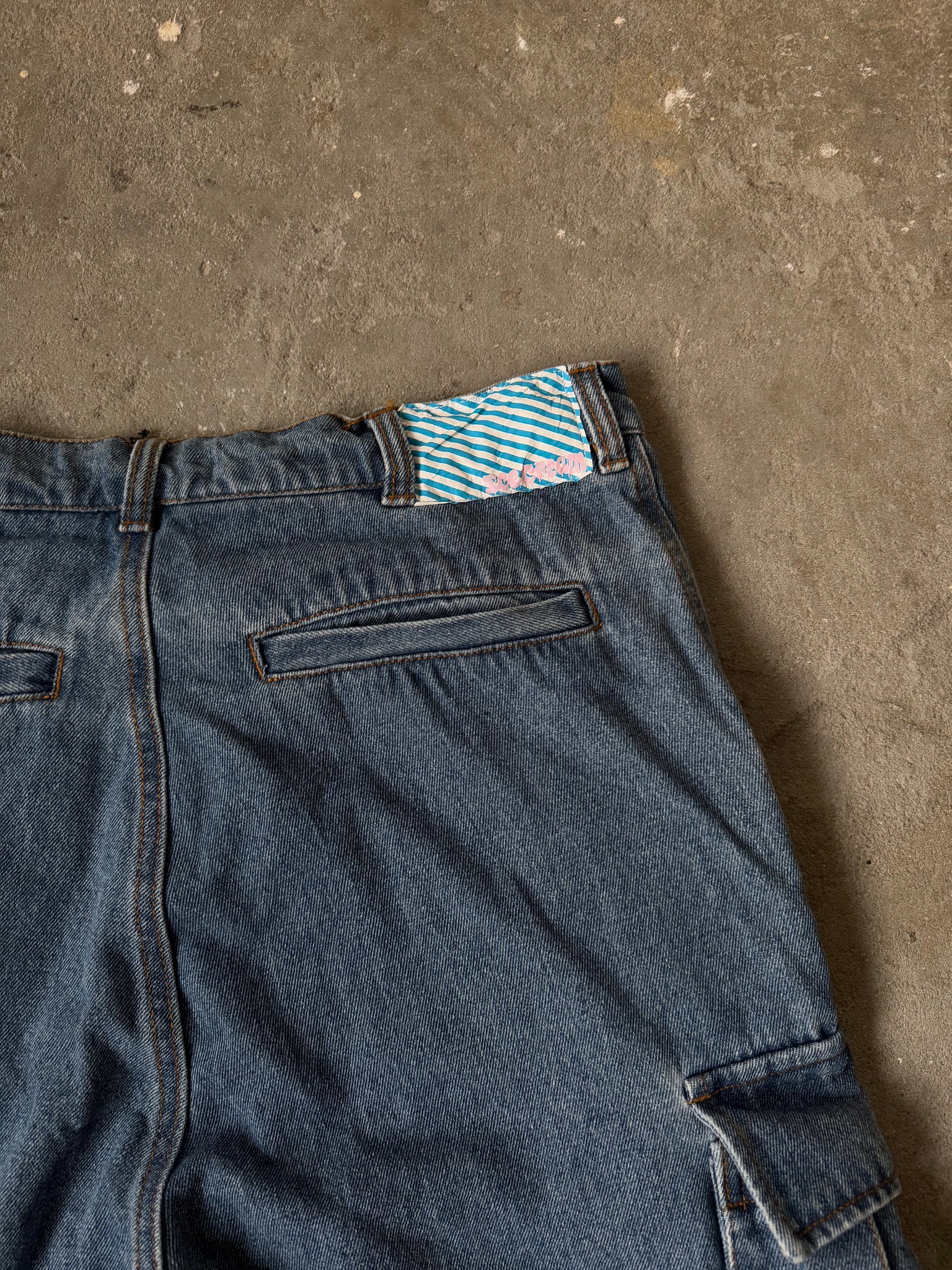 Billionaire Boys Club 2Way Denim Cargo Pants Blue
