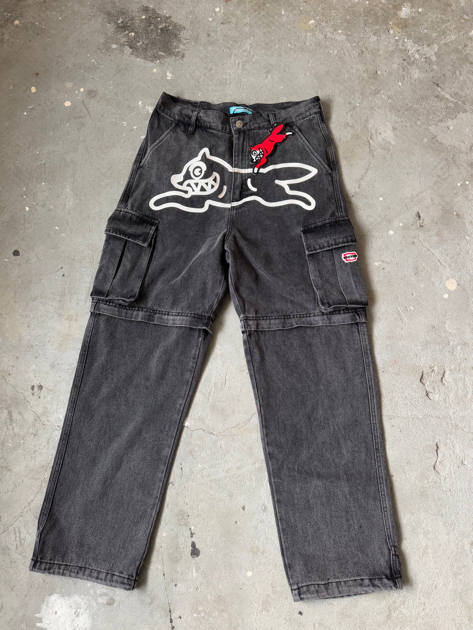 Billionaire Boys Club 2Way Denim Cargo Pants Black